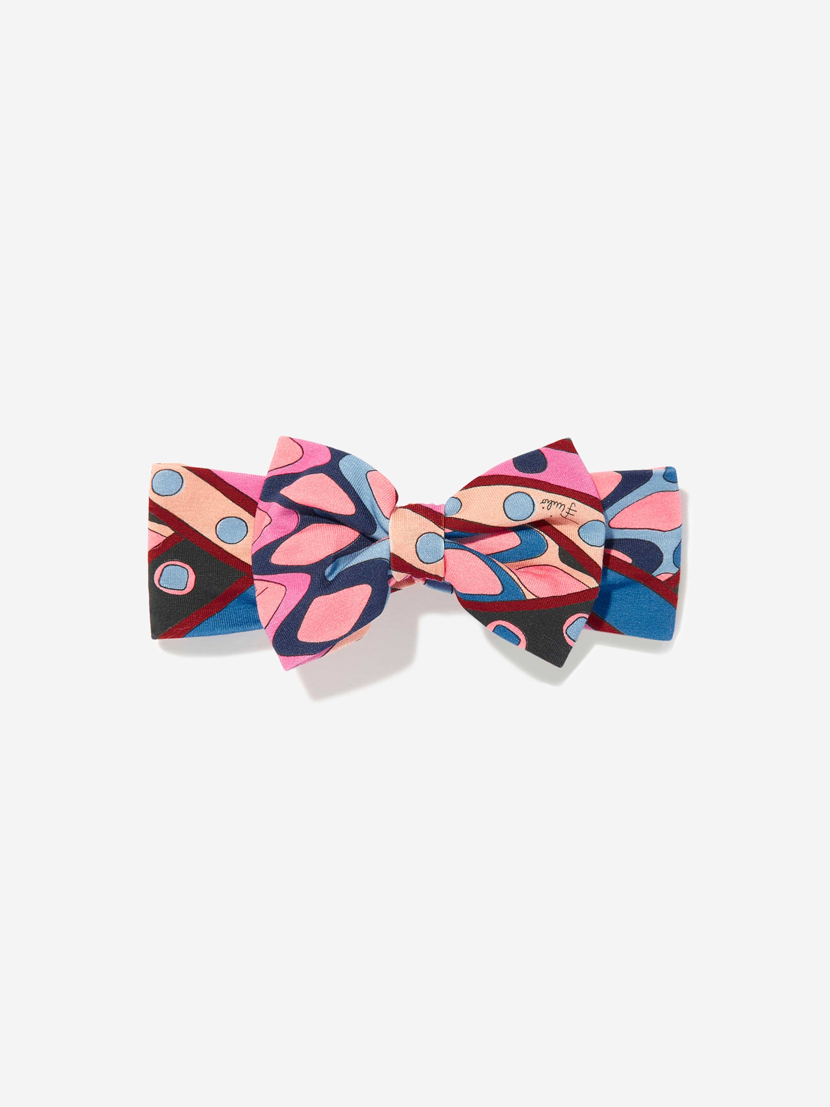 Pucci Baby Girls Vivara Bow Headband in Multicolour