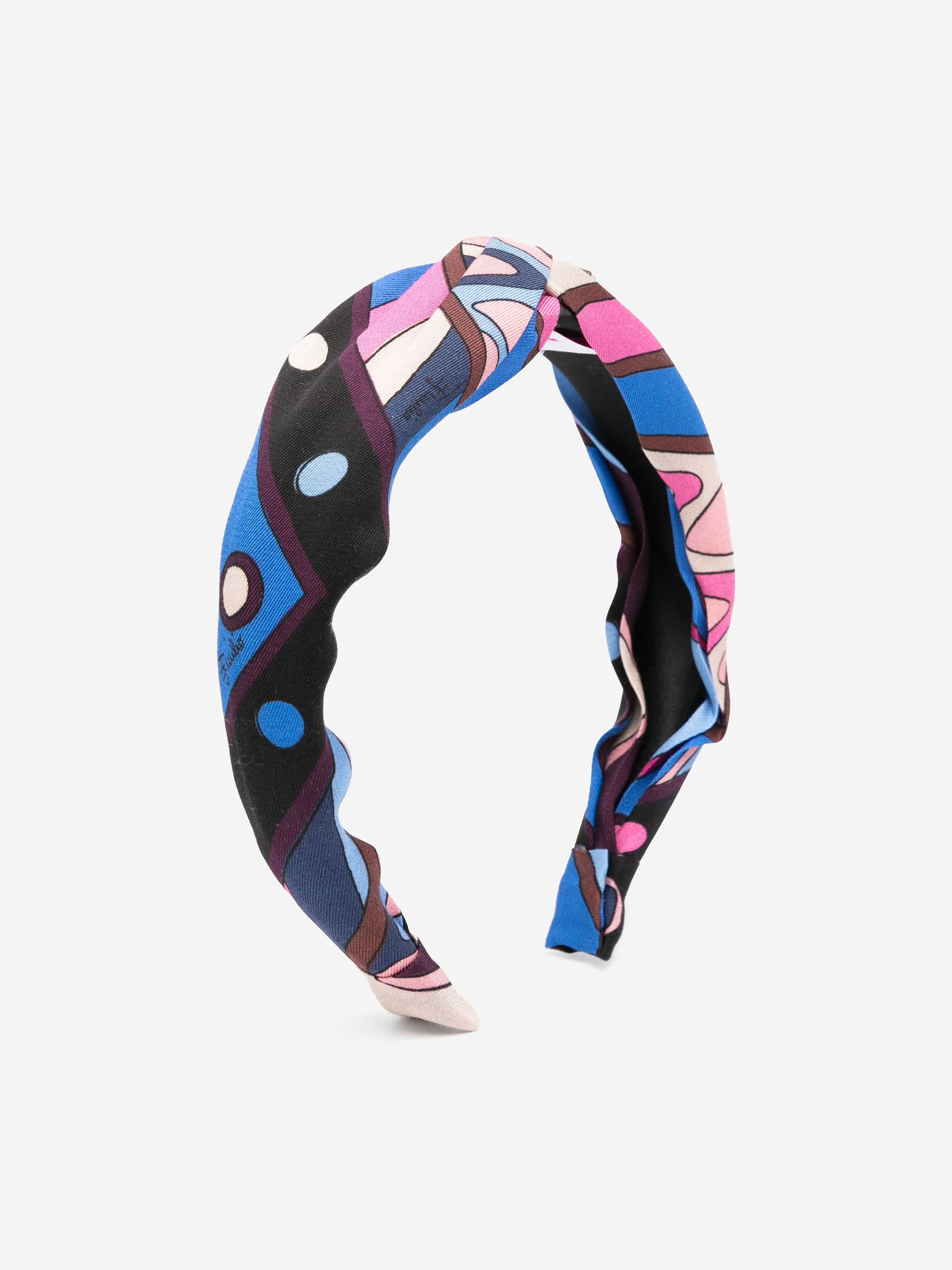 Pucci Girls Vivara Print Headband in Multicolour