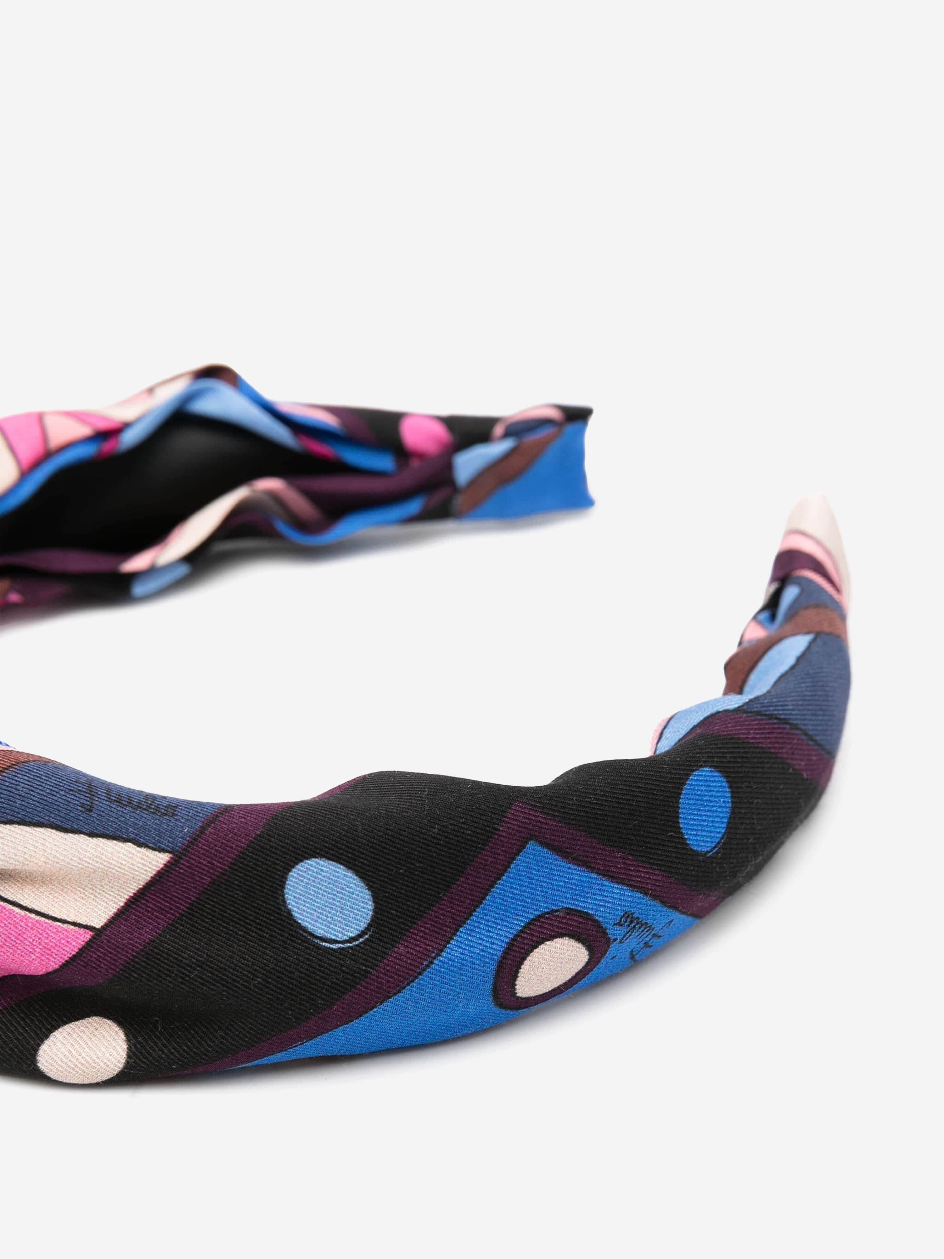 Pucci Girls Vivara Print Headband in Multicolour