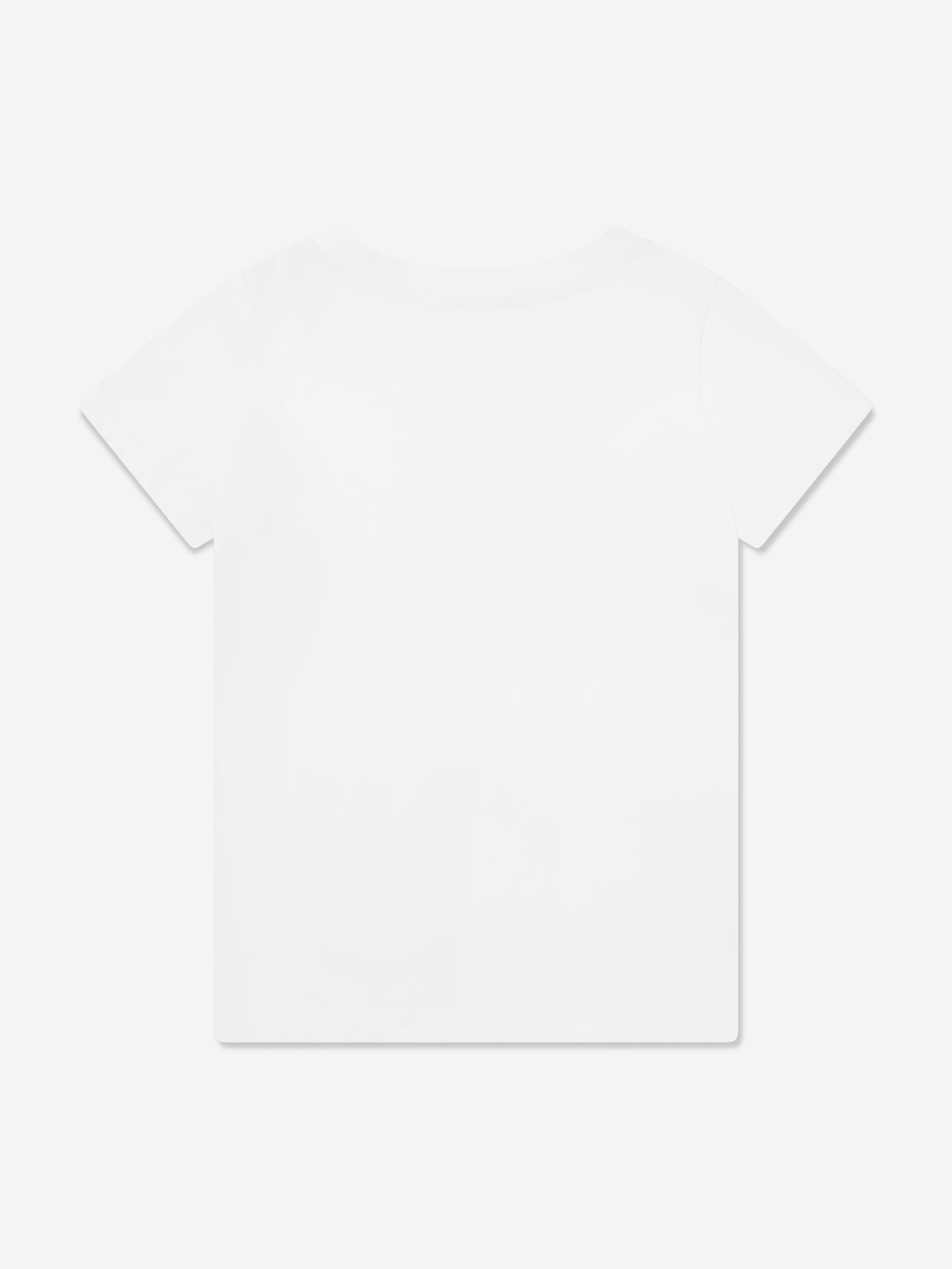 Pucci Girls Logo T-Shirt in Ivory