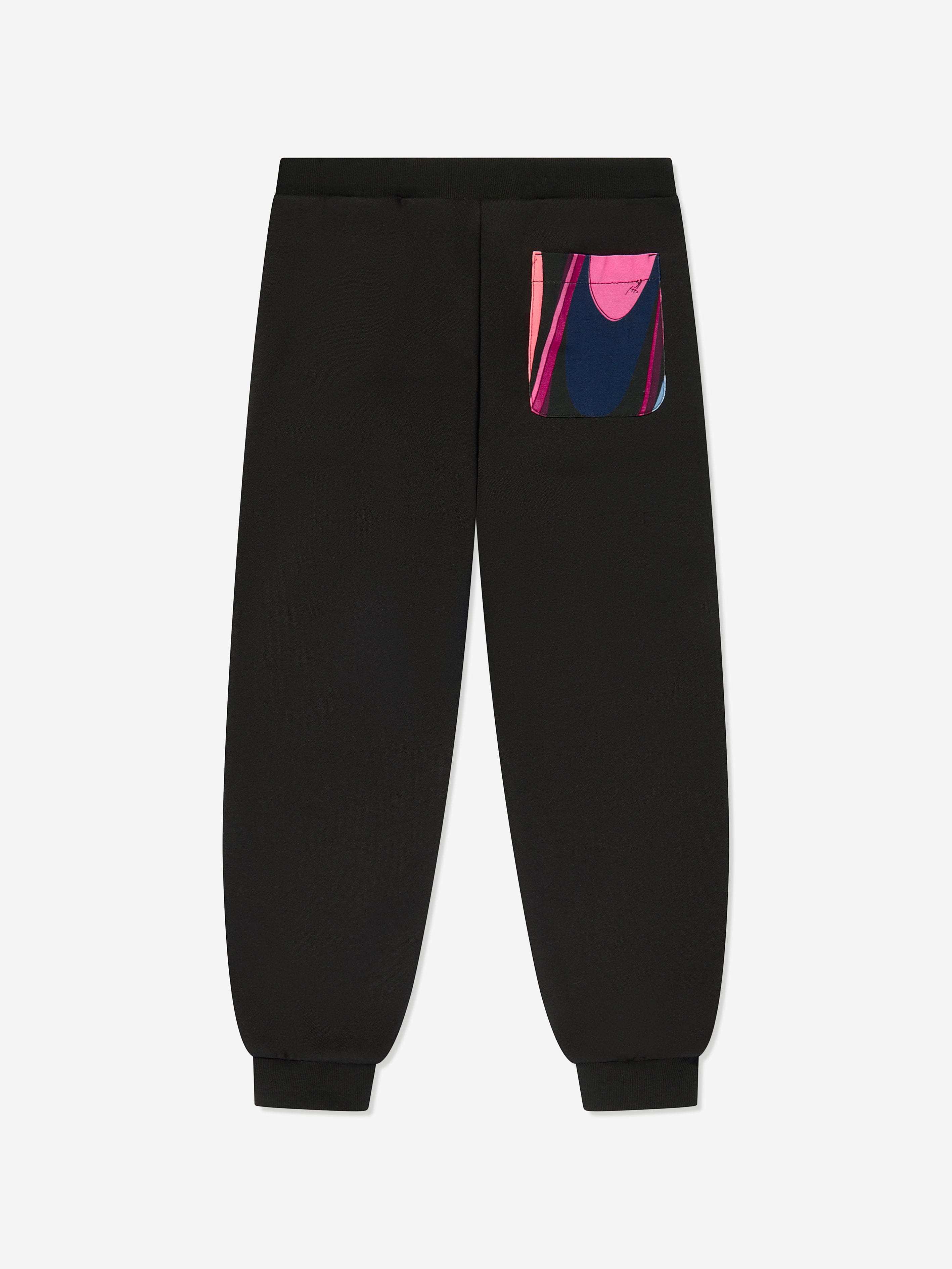 Pucci Girls Logo Joggers in Black