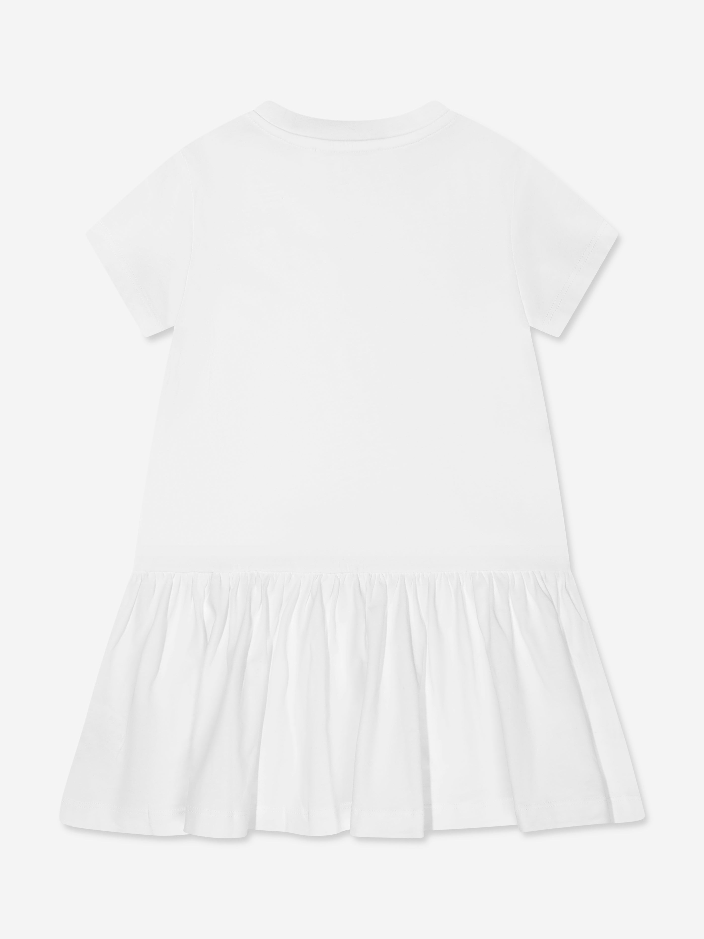 Pucci Girls Logo Jersey Dress in White