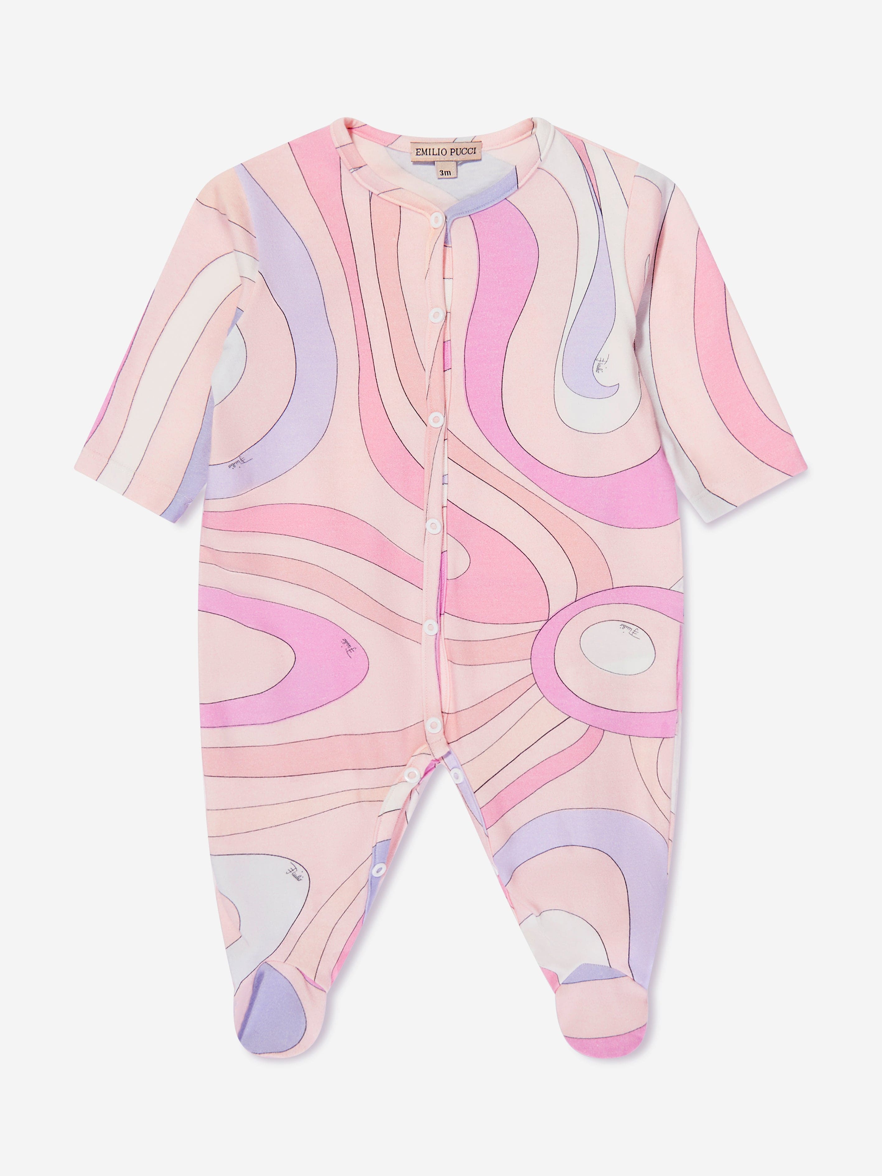 Pucci Baby Girls Babygrow Gift Set in Pink