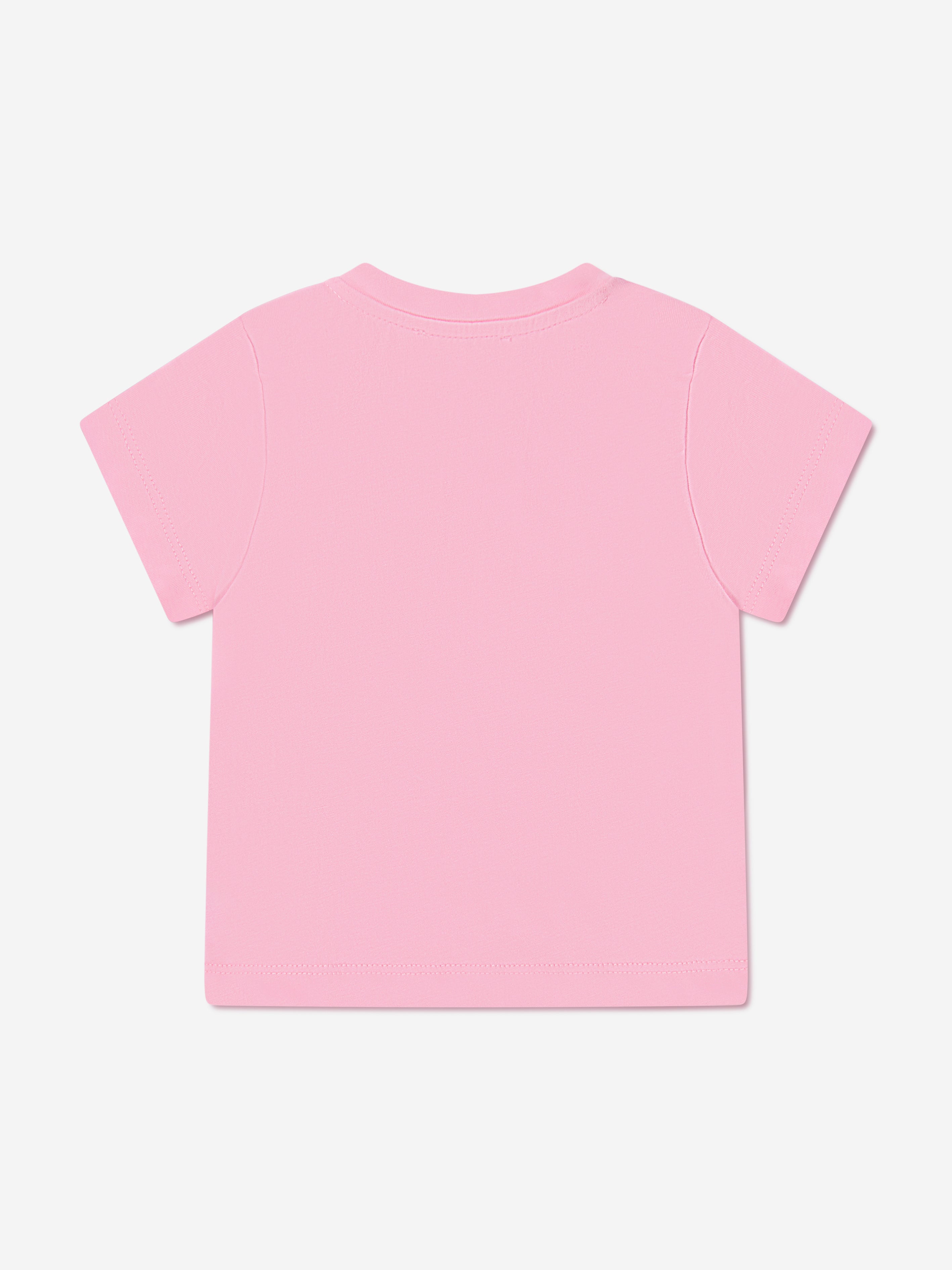 Pucci Baby Girls Logo T-Shirt in Pink