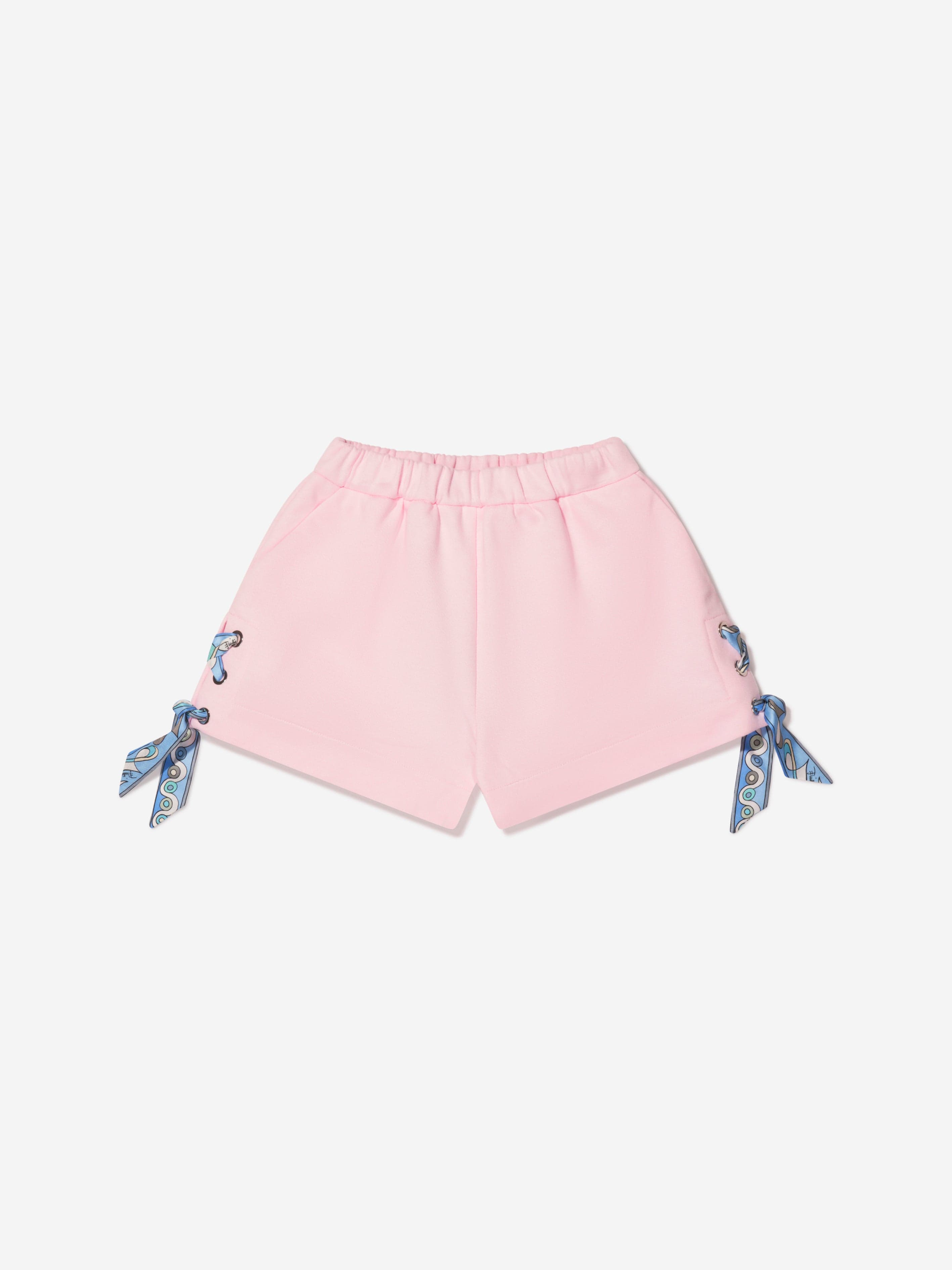 Pucci Girls Jersey Shorts in Pink