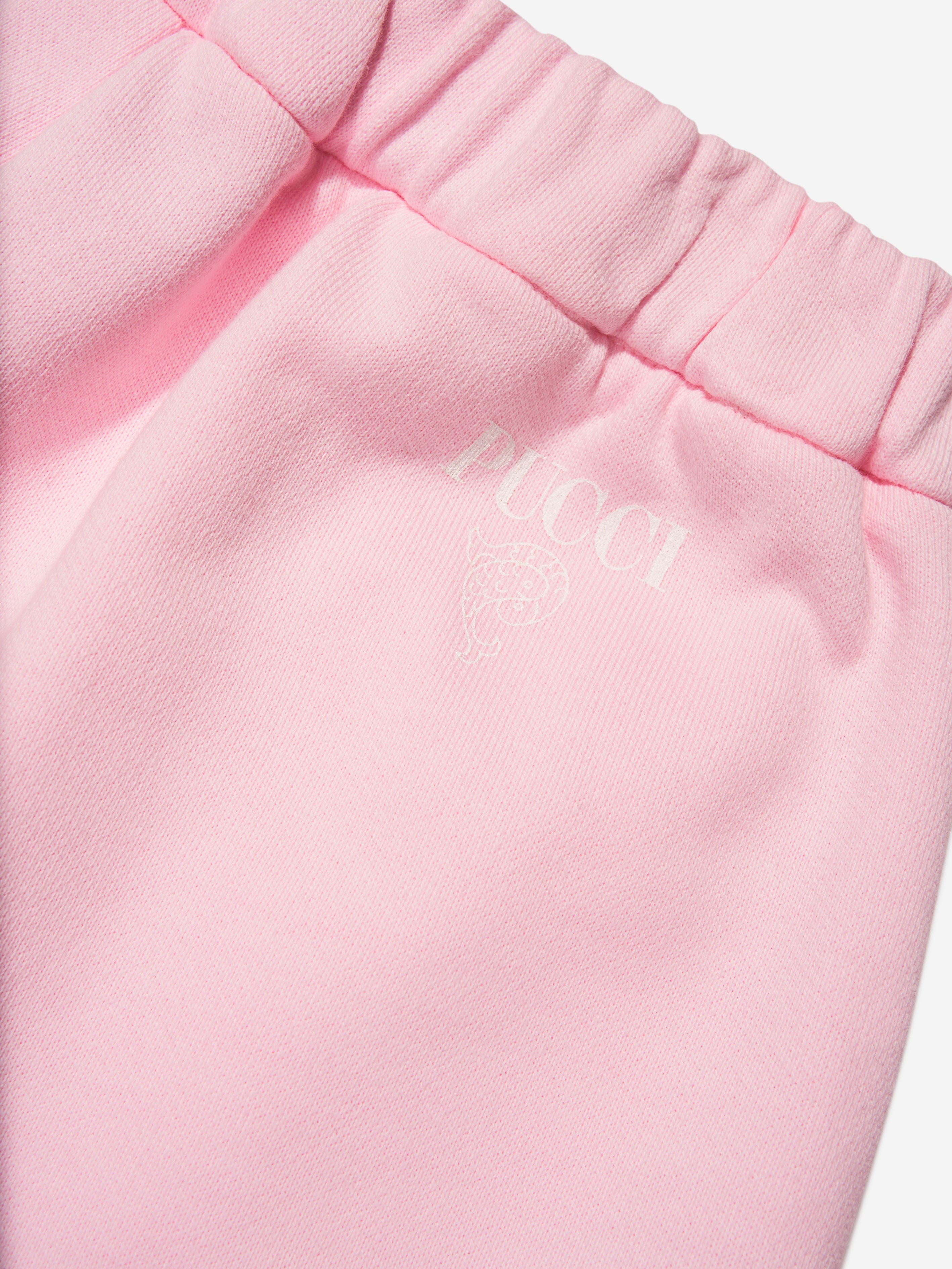 Pucci Girls Jersey Shorts in Pink