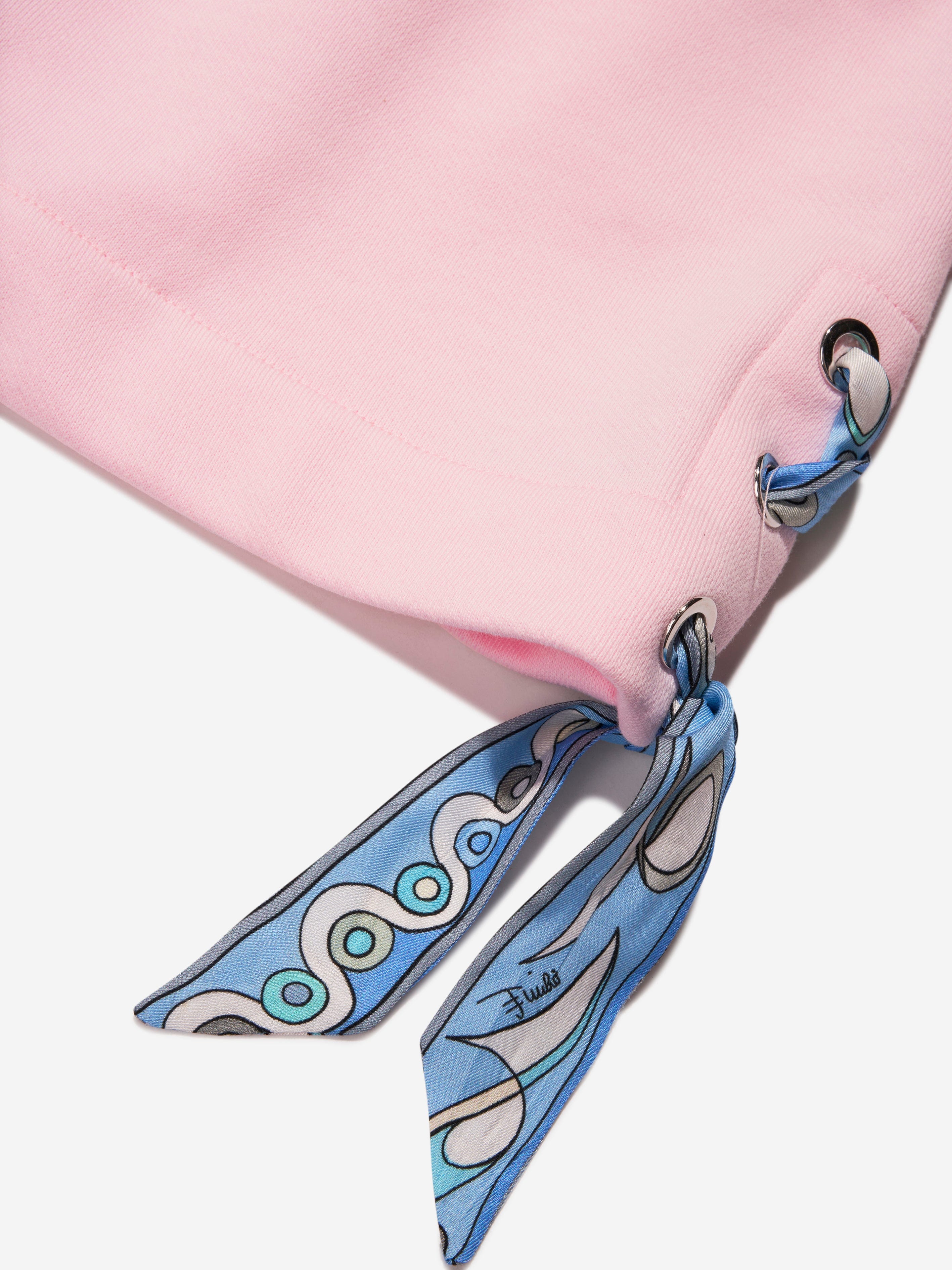 Pucci Girls Jersey Shorts in Pink