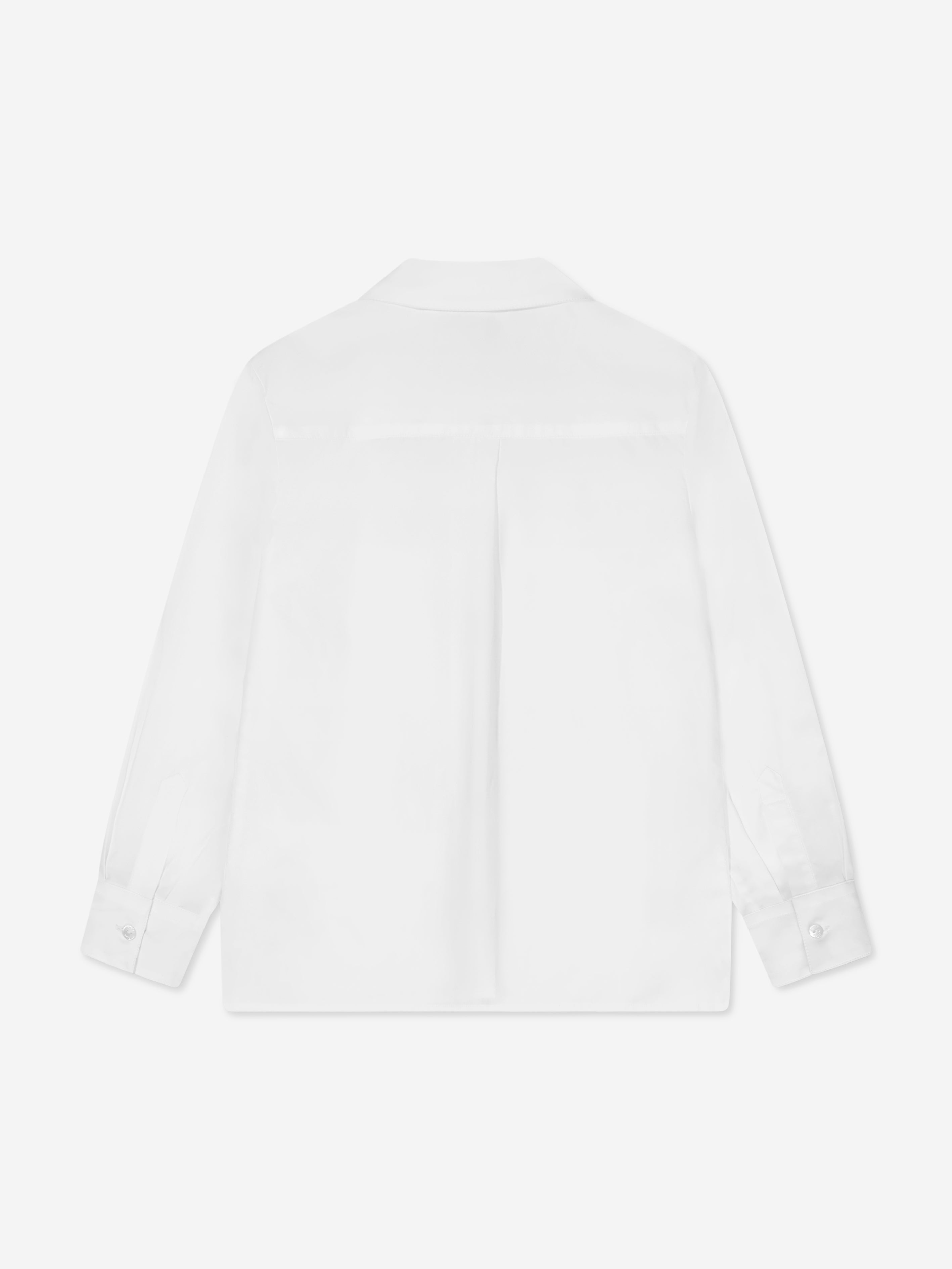 Pucci Girls Long Sleeve Shirt in White