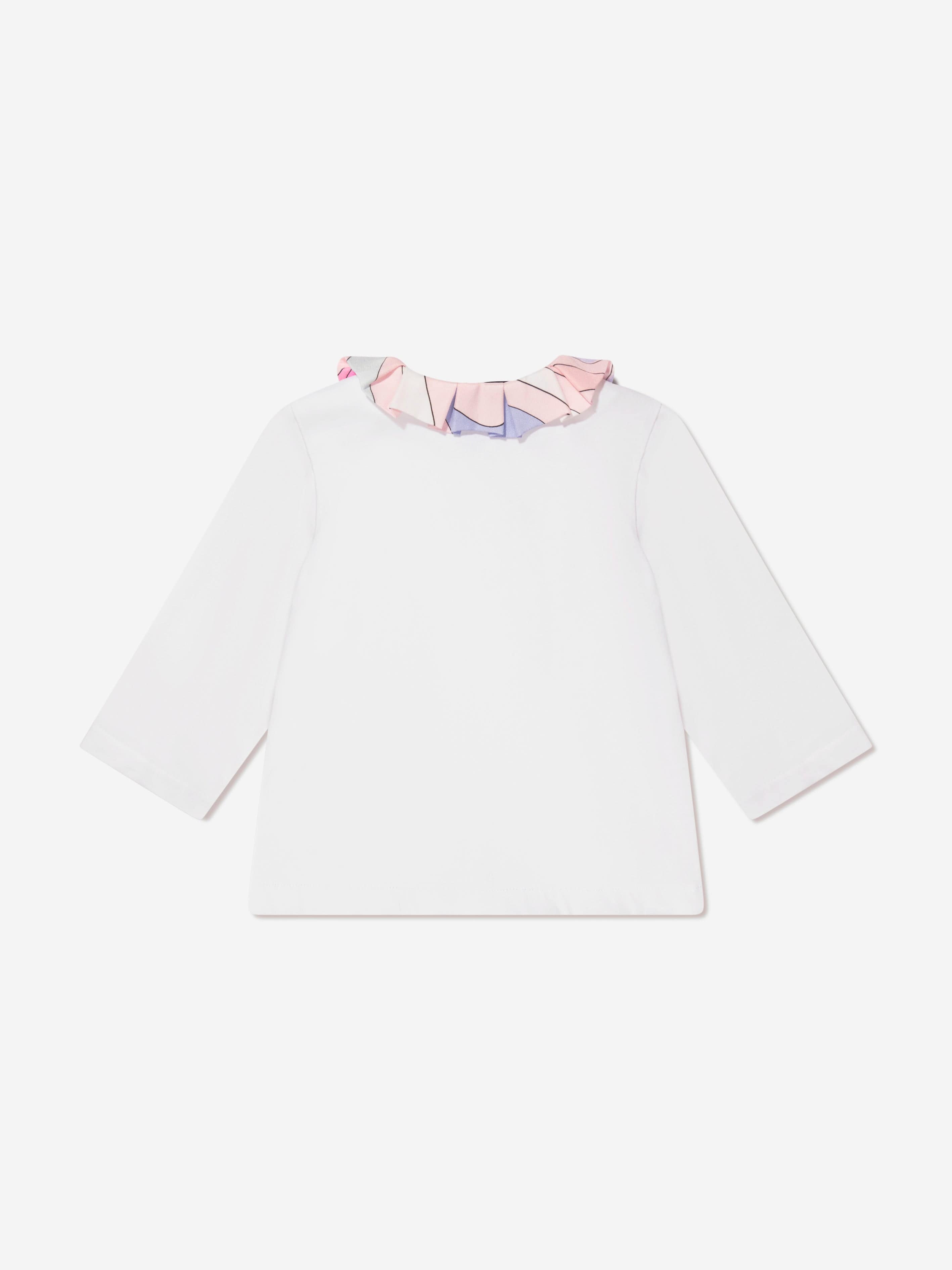 Pucci Baby Girls Marmo Blouse in White