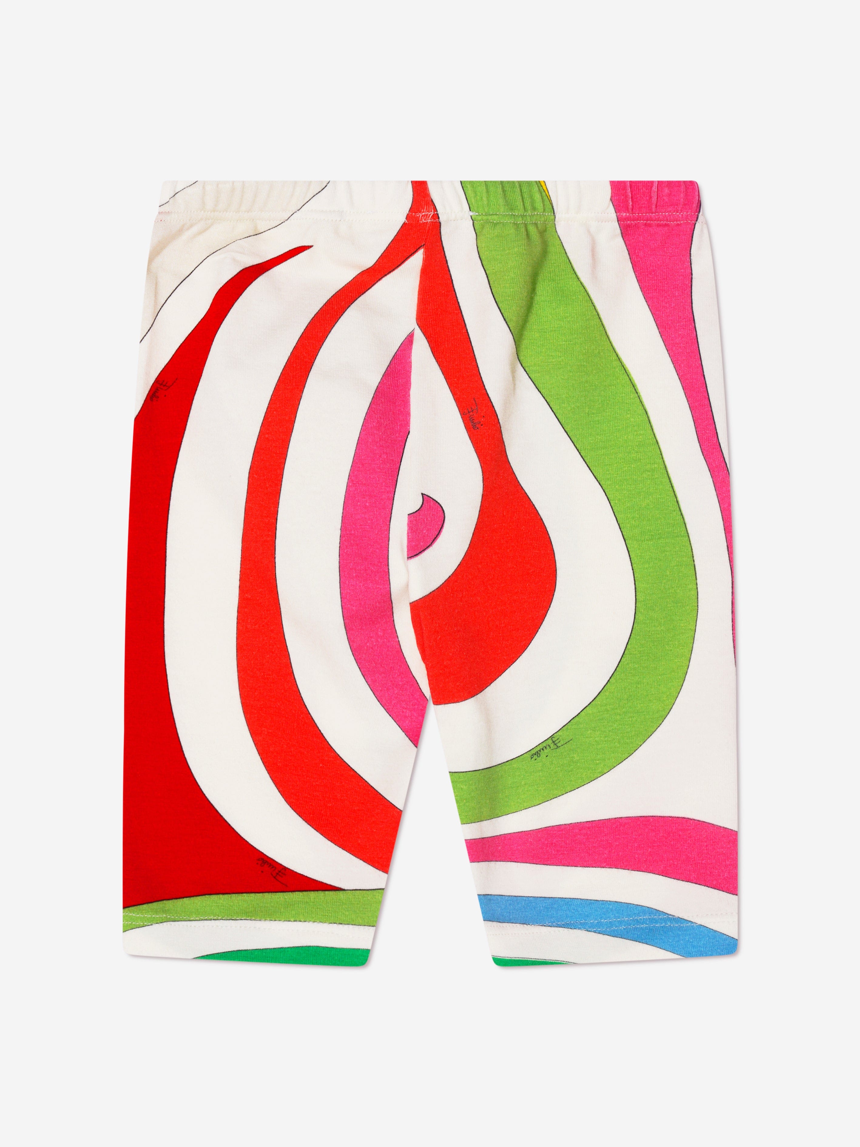 Pucci Baby Girls Marmo Print Leggings in Multicolour