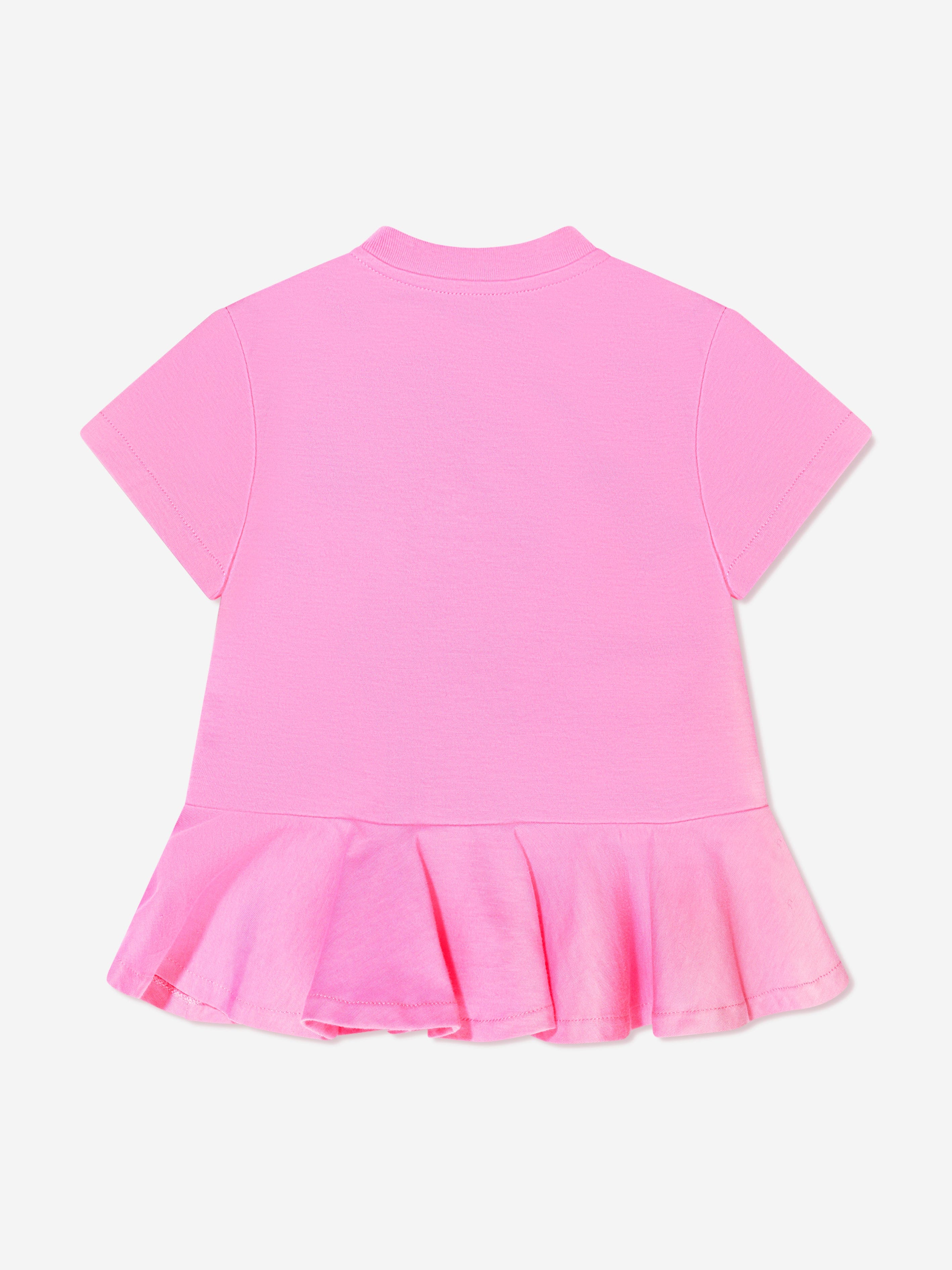 Pucci Baby Girls Logo Jersey Dress in Pink