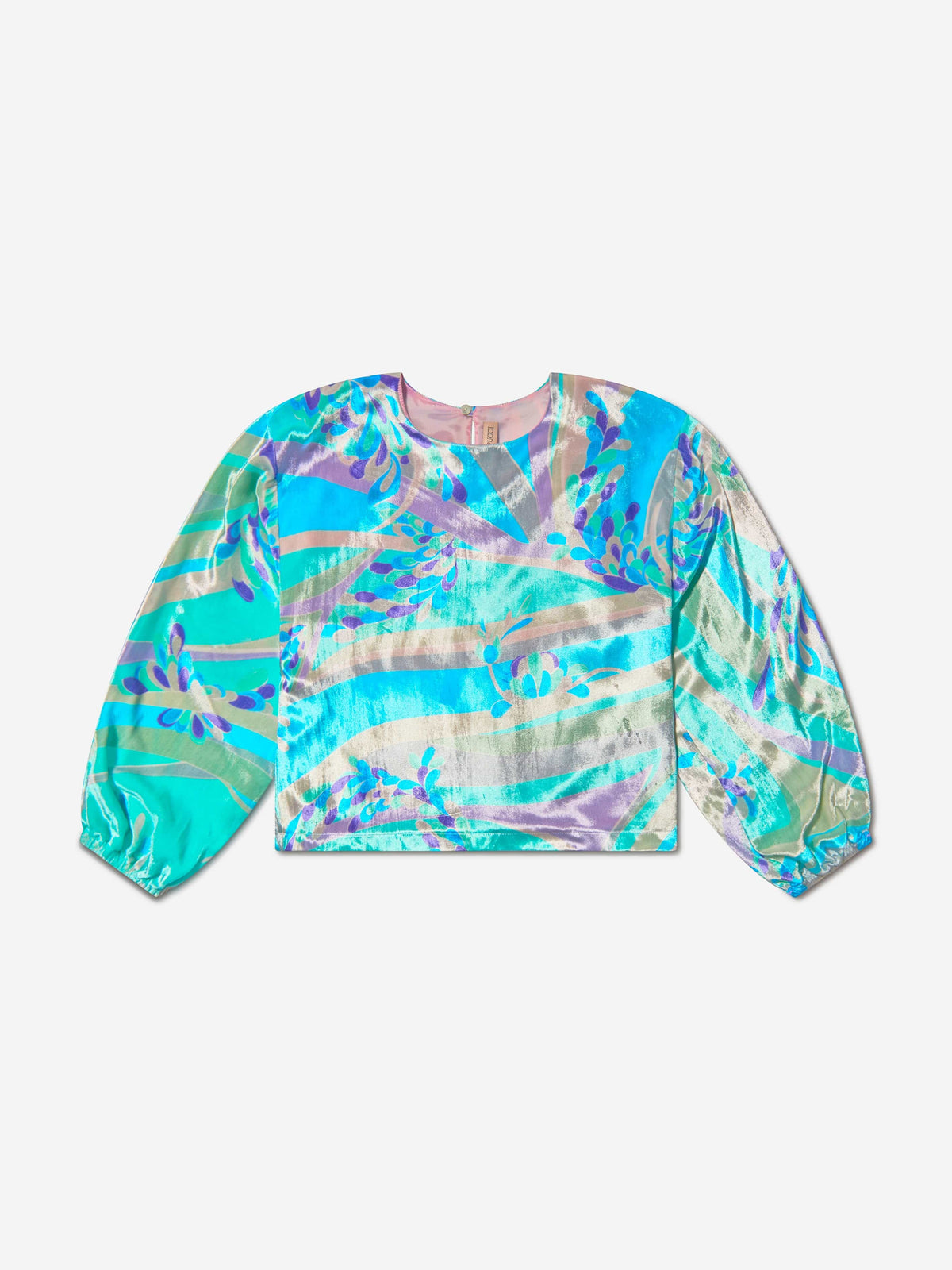 PUCCI Velvet Patterned Blouse