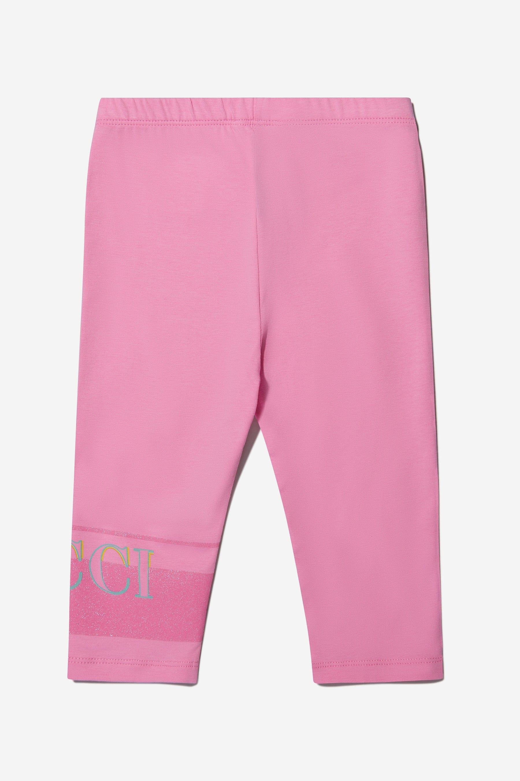 Pucci Baby Girls Cotton Logo Leggings