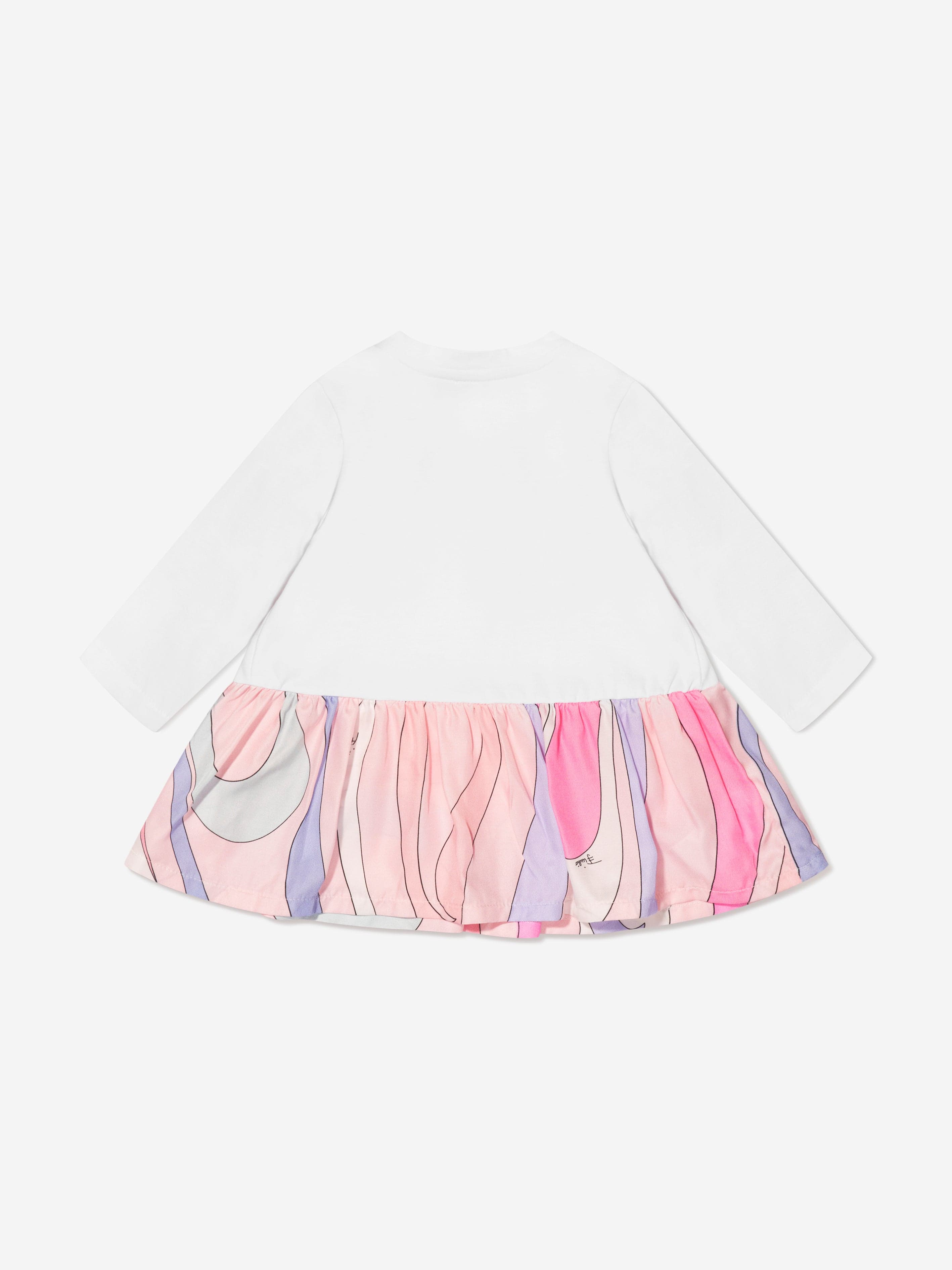 Pucci Baby Girls Marmo Jersey Dress in White