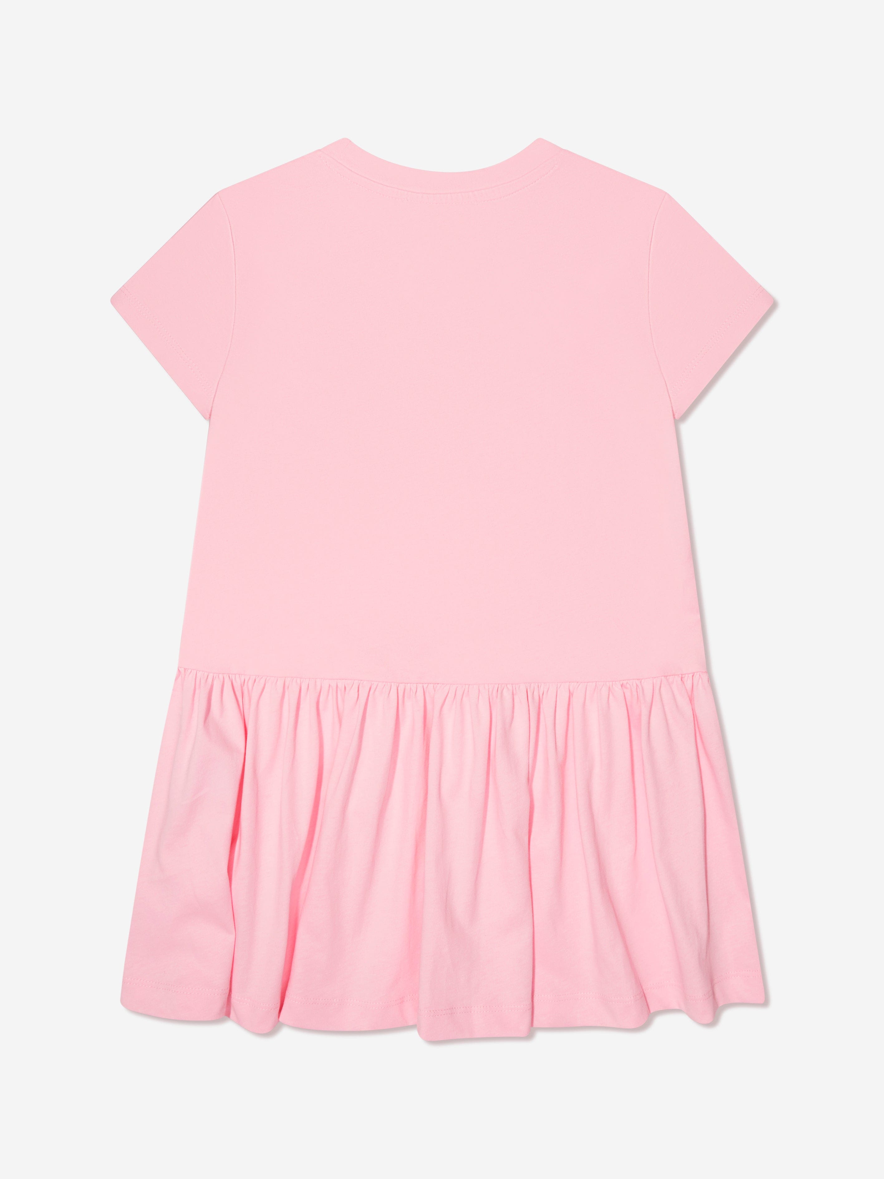 Pucci Girls Logo Jersey Dress in Pink