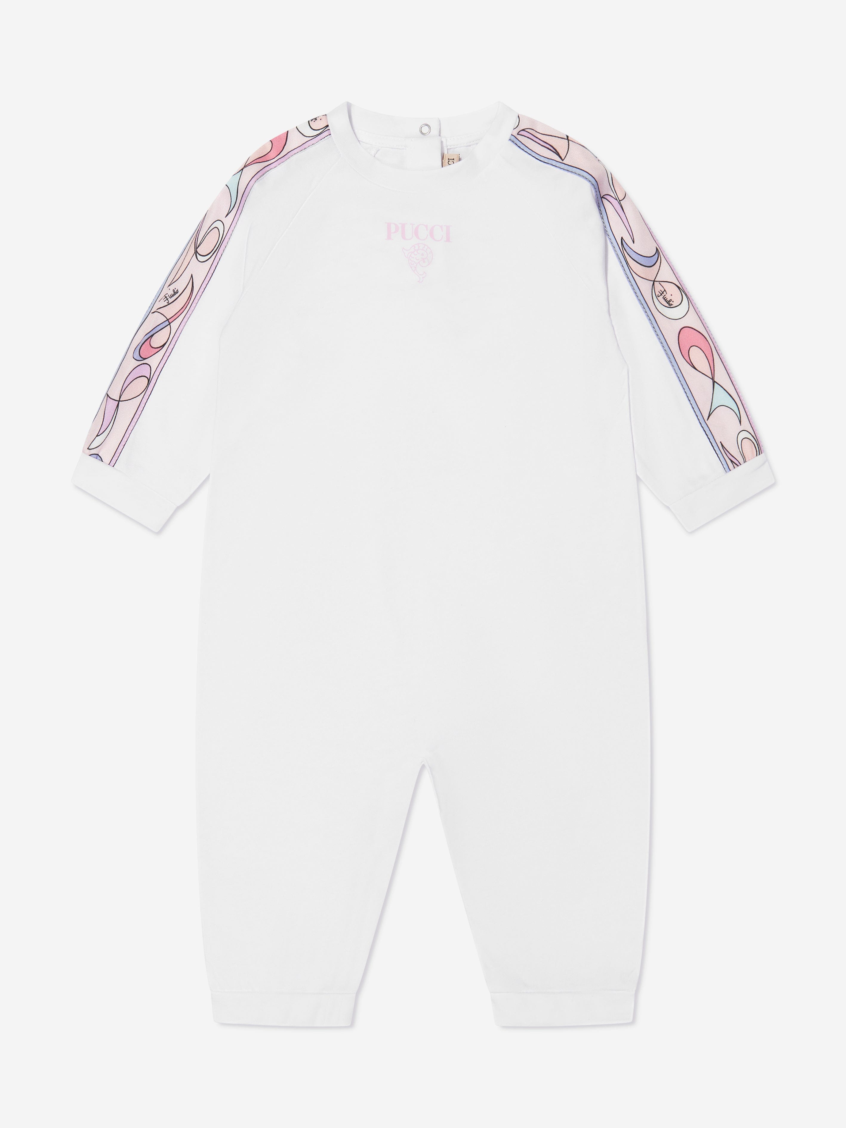 Pucci Baby Girls Babygrow Gift Set in White