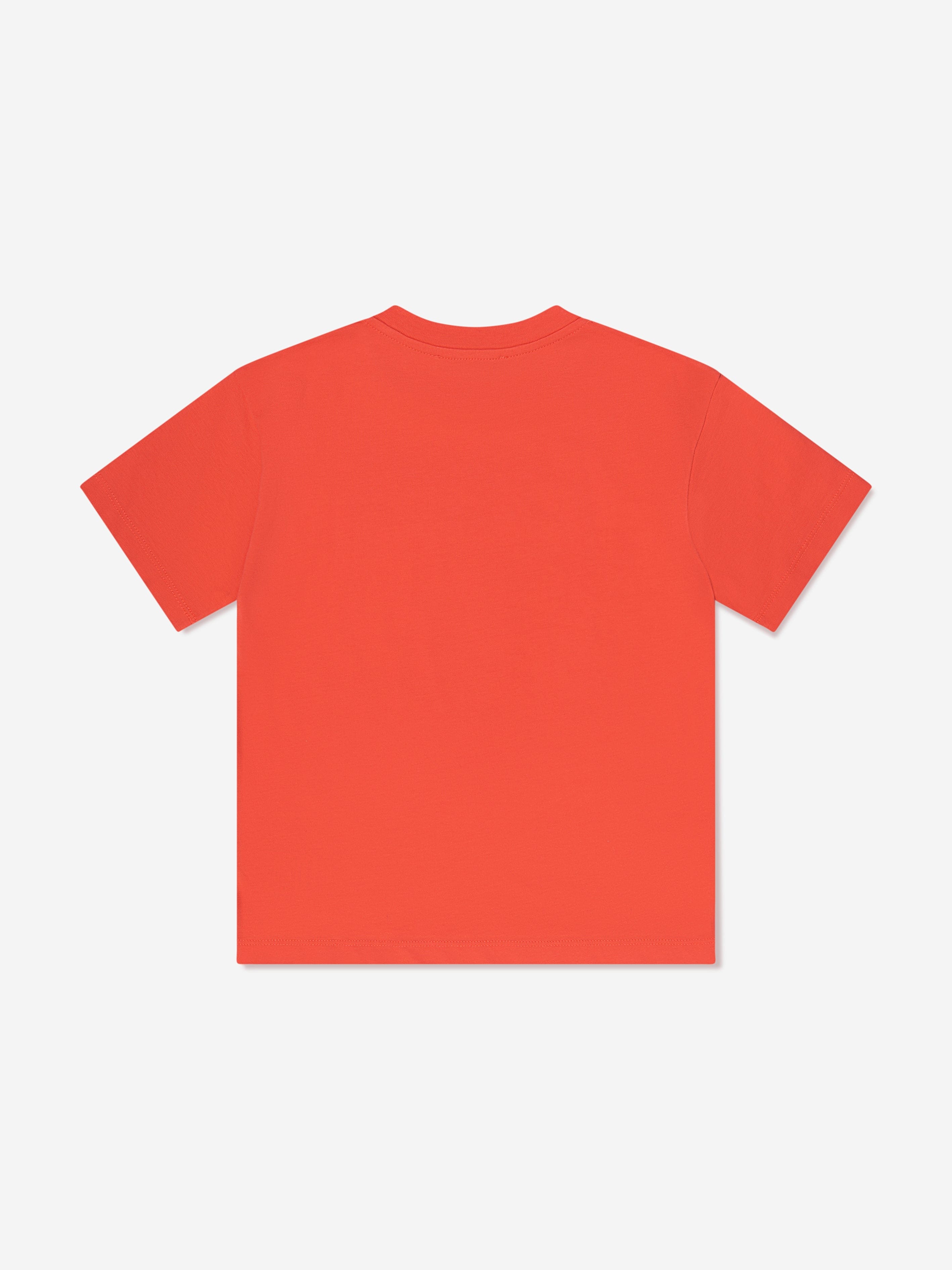 Pucci Kids Logo Print T-Shirt in Red