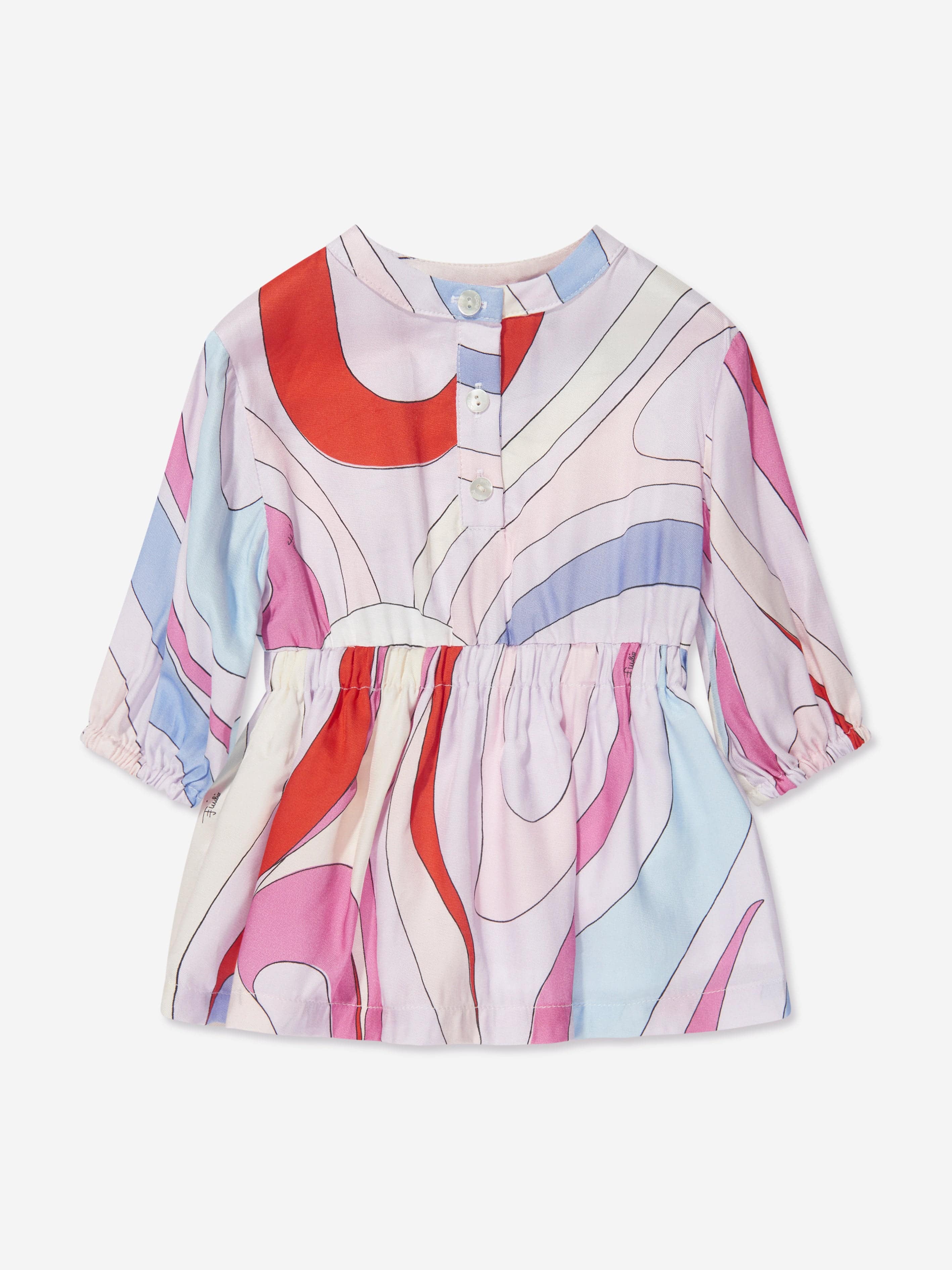 Pucci Baby Girls Marmo Woven Dress in Multicolour