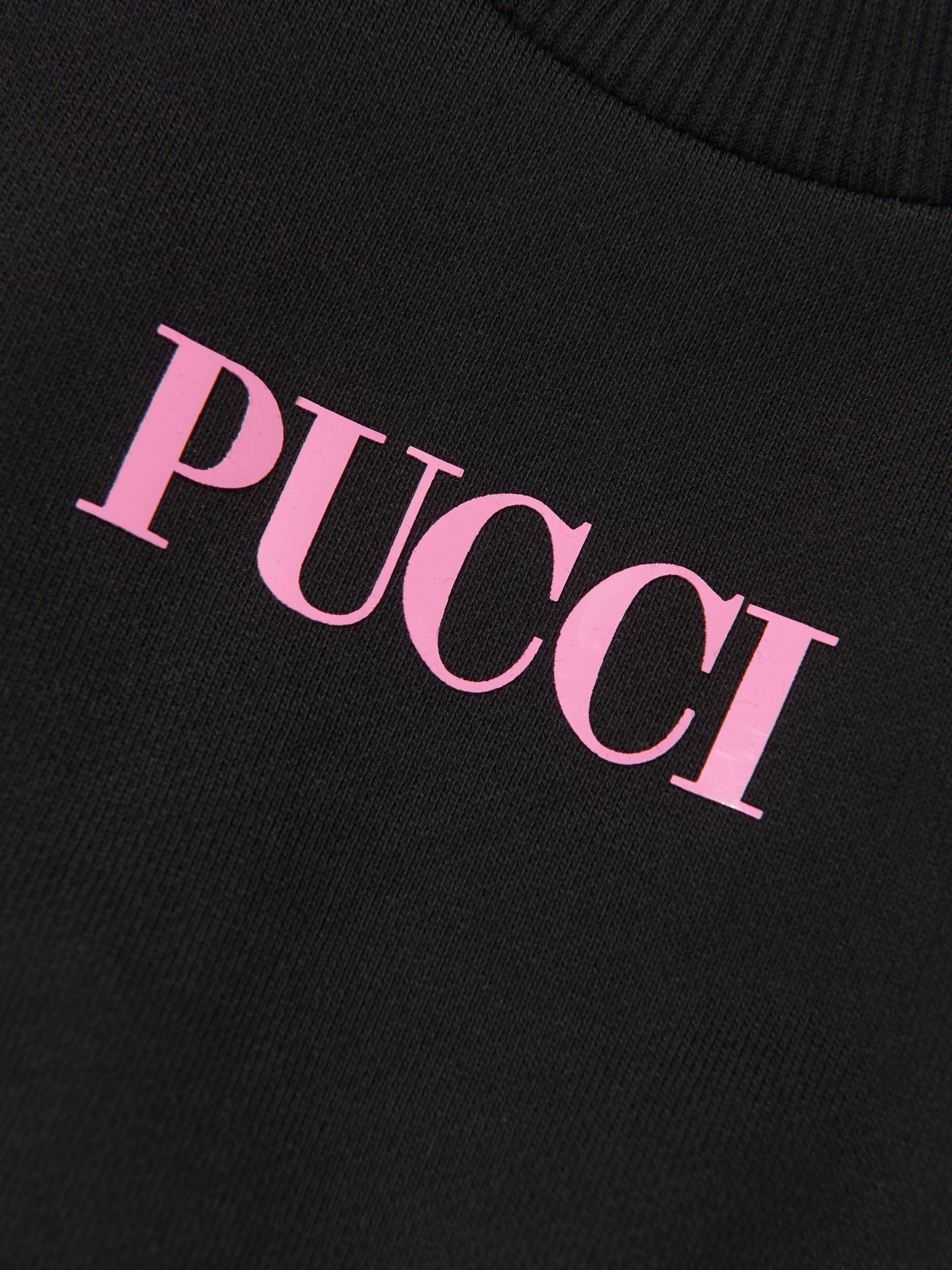 Pucci Girls Logo Sweatshirt in Black