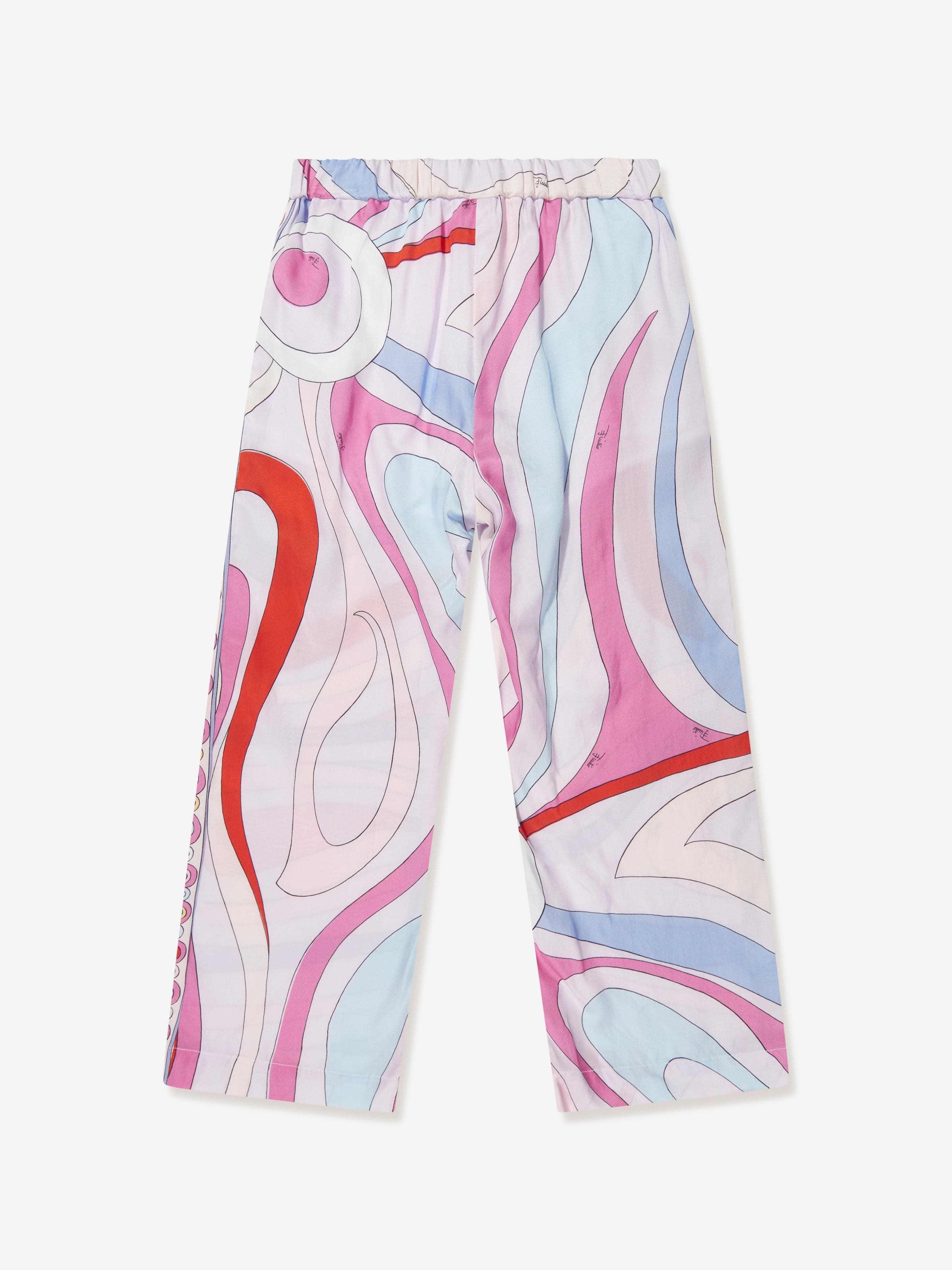 Pucci Girls Marmo Trousers in Multicolour