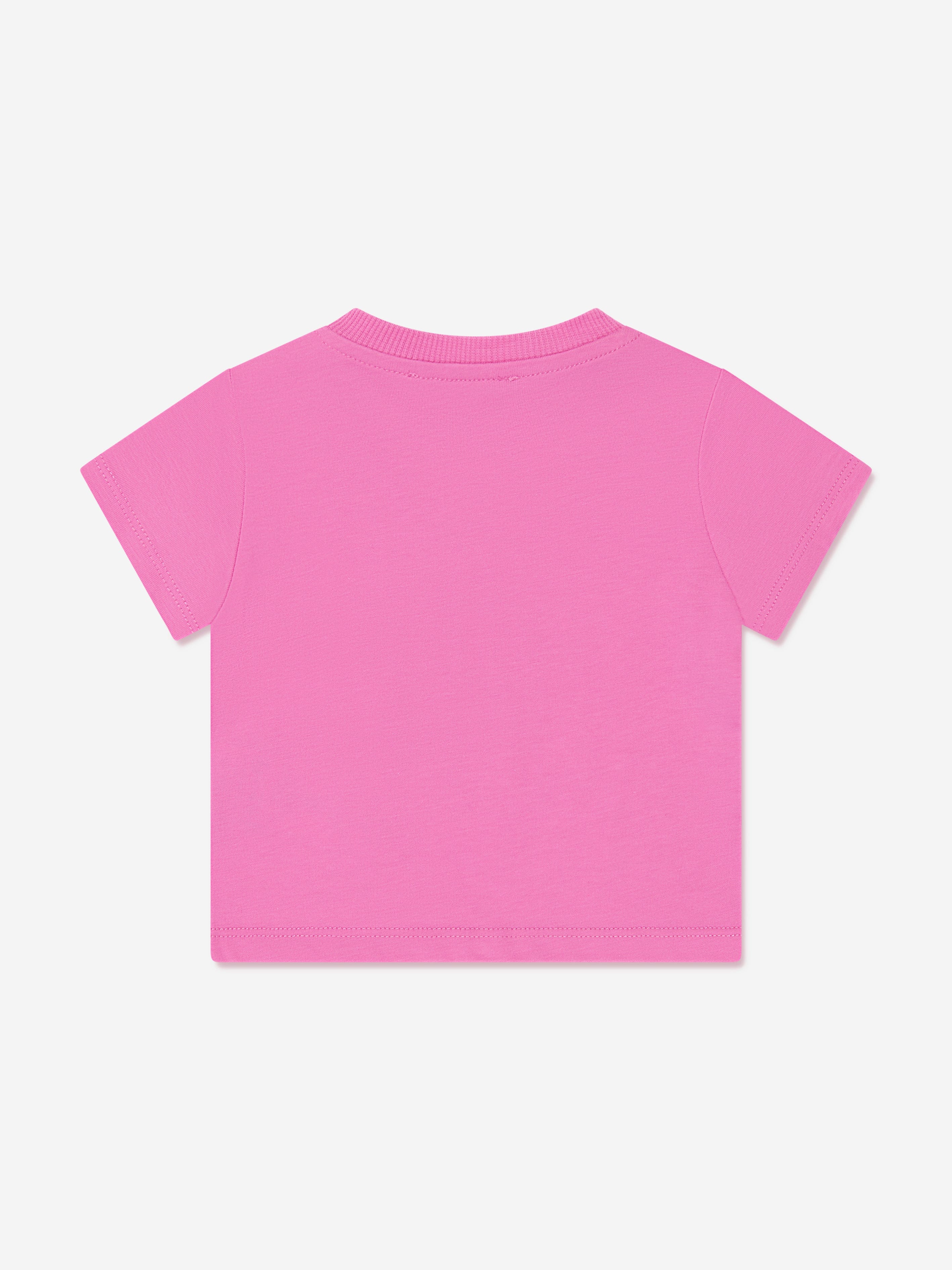 Pucci Baby Girls Fish Logo T-Shirt in Pink