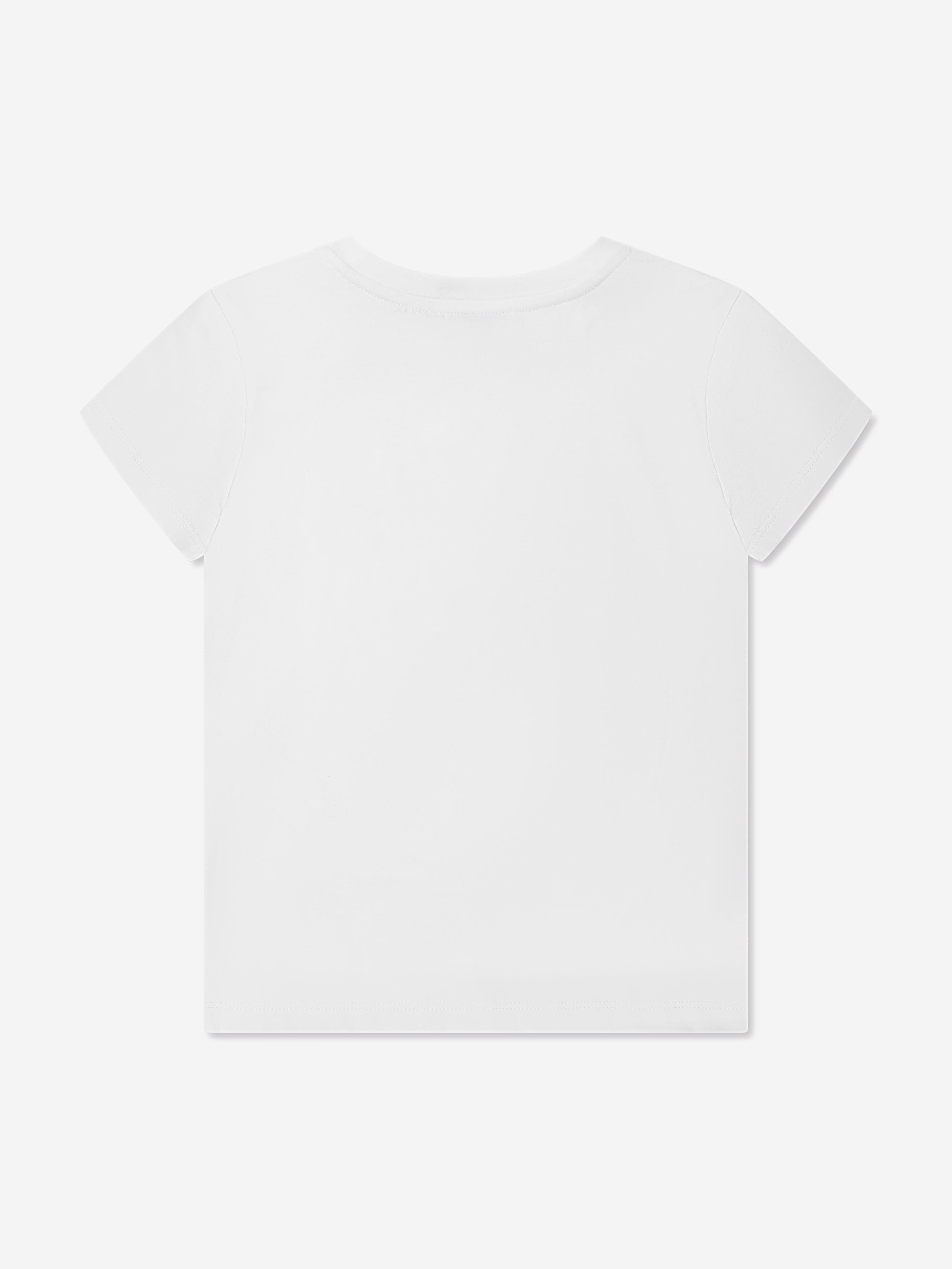 Pucci Girls Logo T-Shirt in White