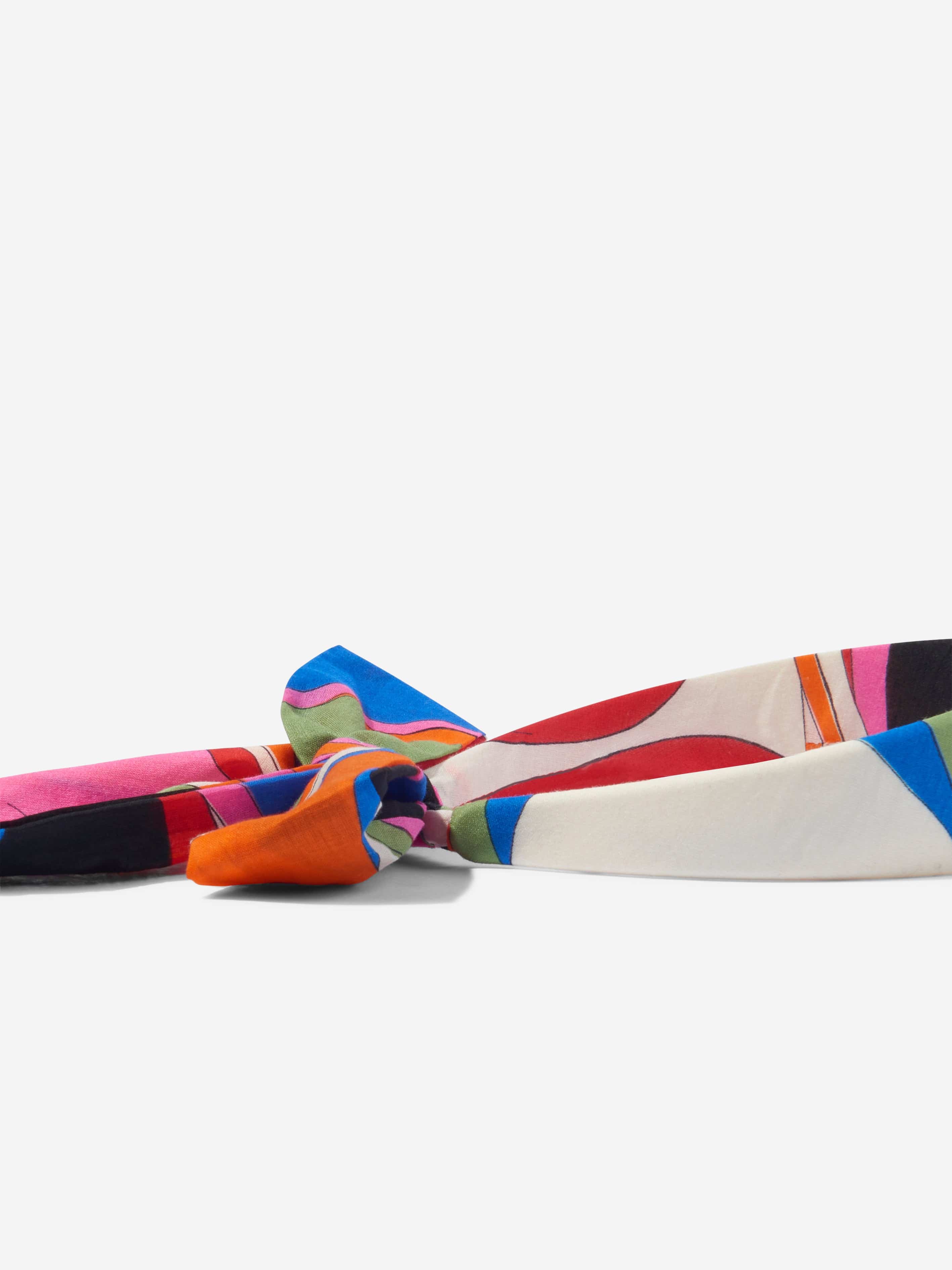 Pucci Baby Girls Onde Print Headband in Multicolour