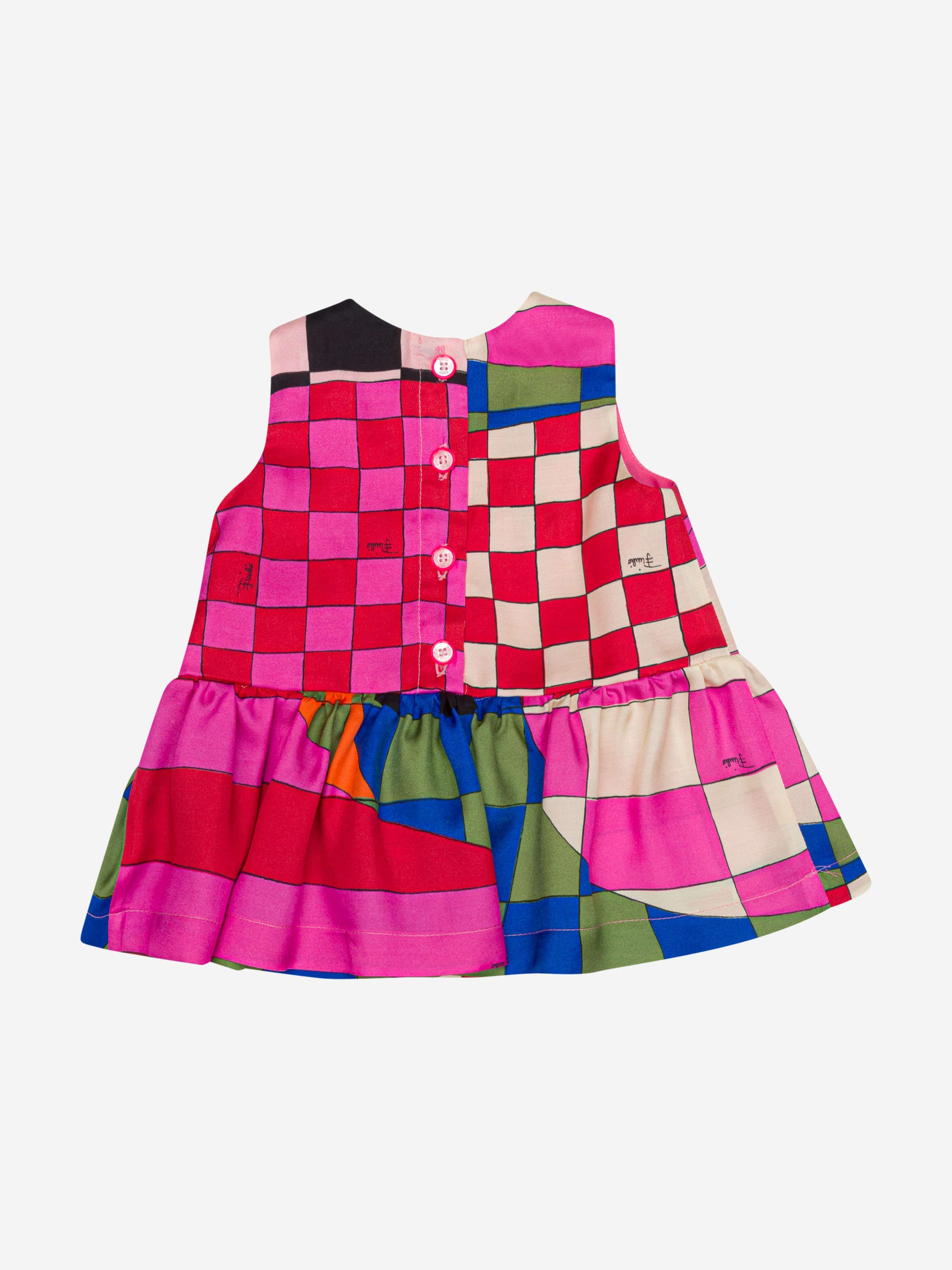 Pucci Baby Girls Giardino Dress in Multicolour