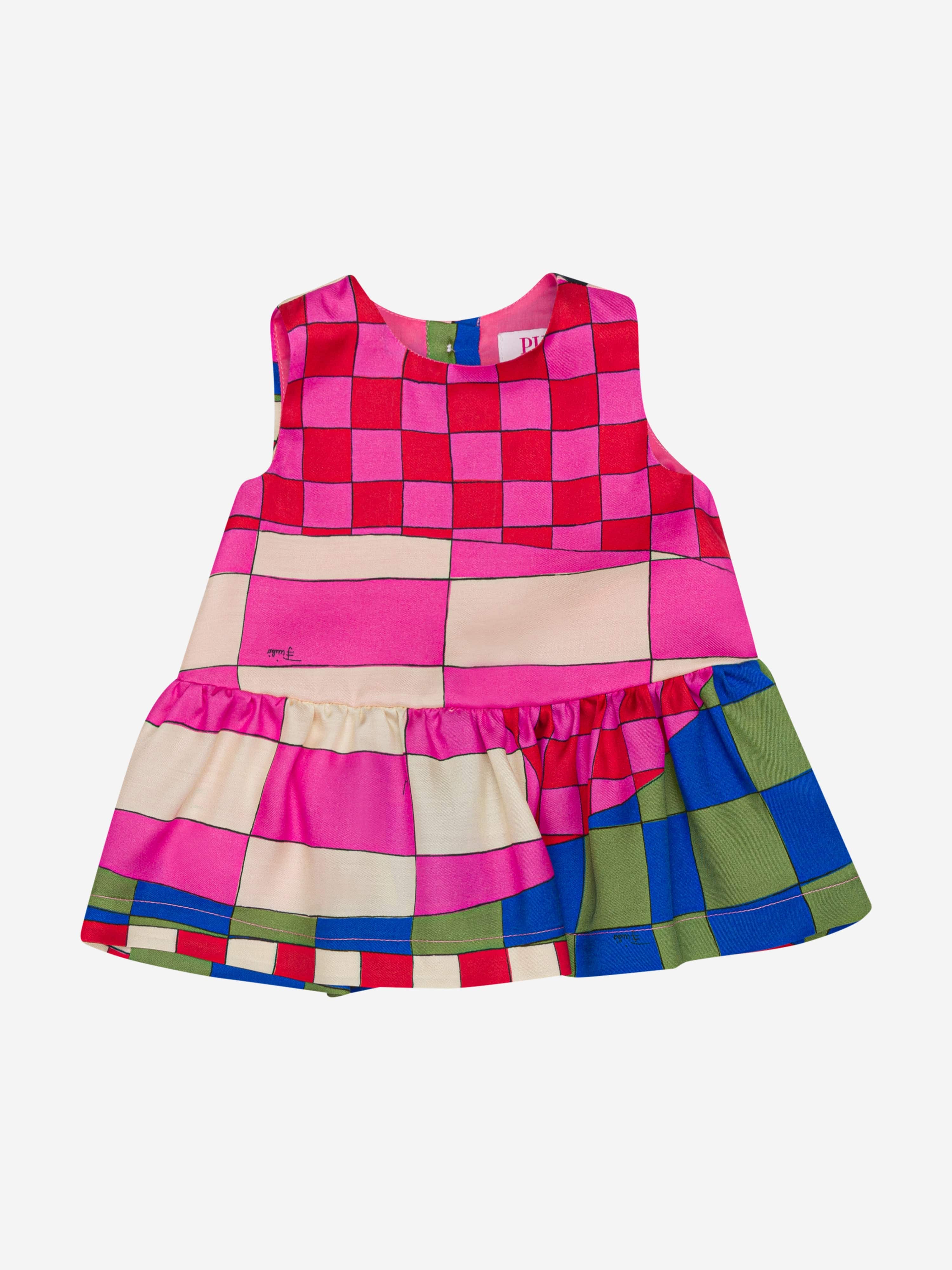 Pucci Baby Girls Giardino Dress in Multicolour