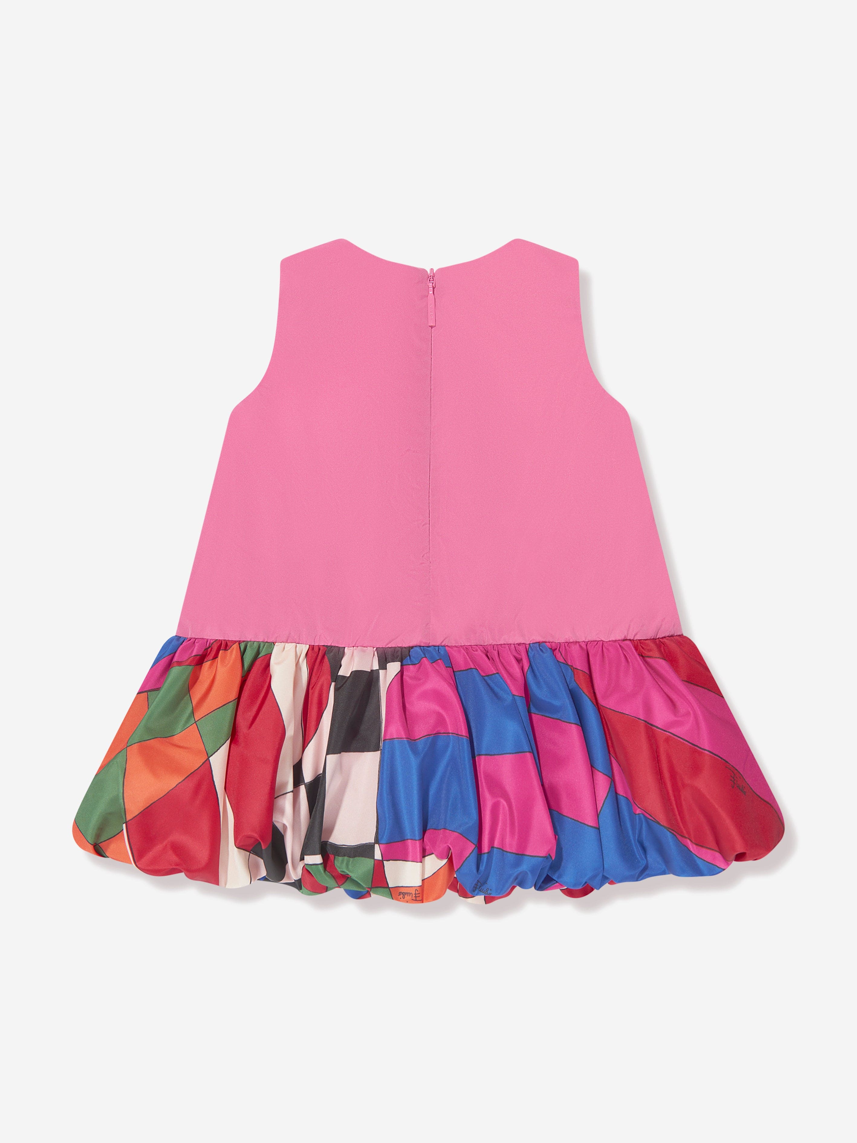 Pucci Baby Girls Sleeveless Dress in Pink