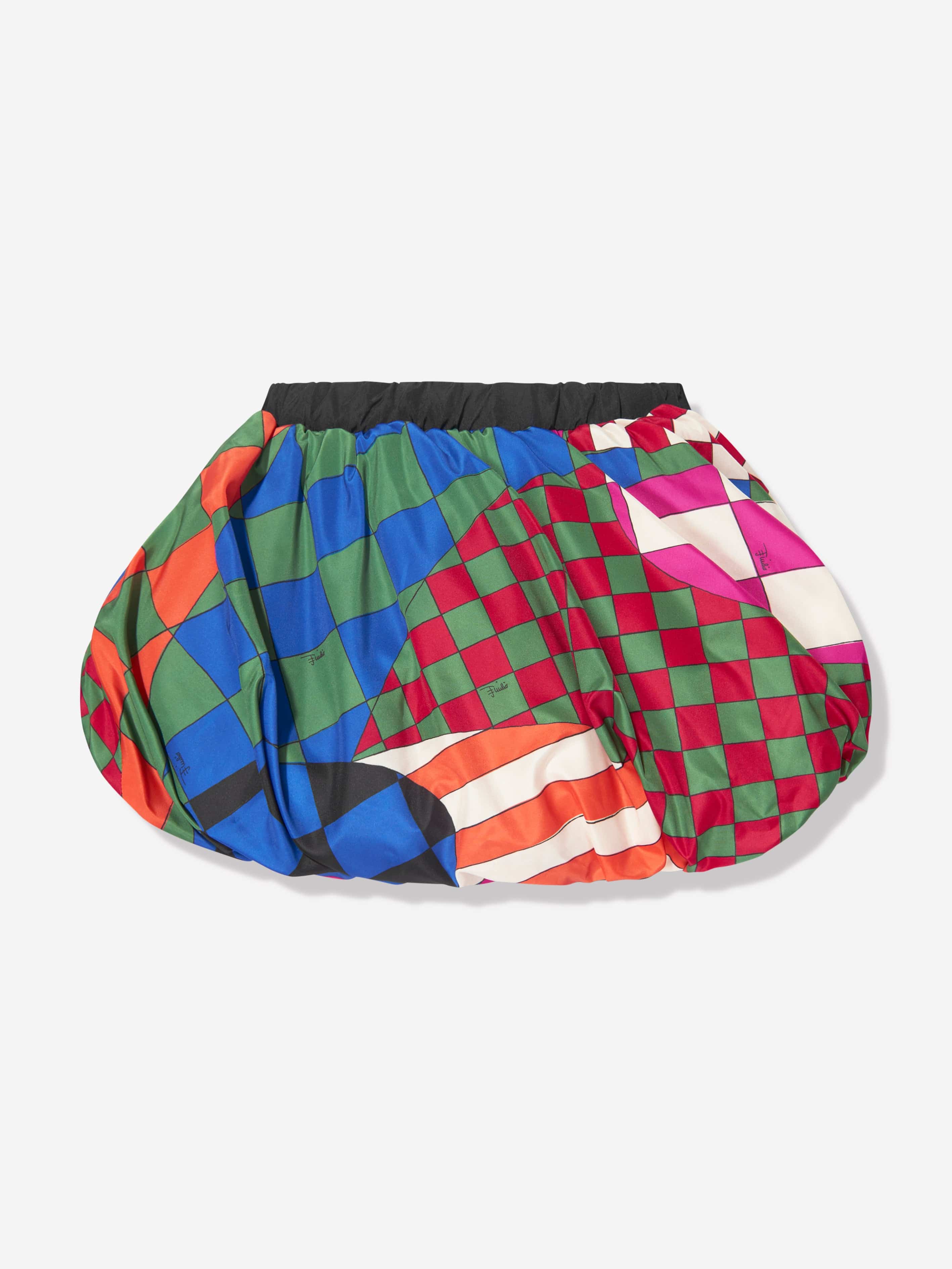 Pucci Girls Giardino Print Skirt in Multicolour