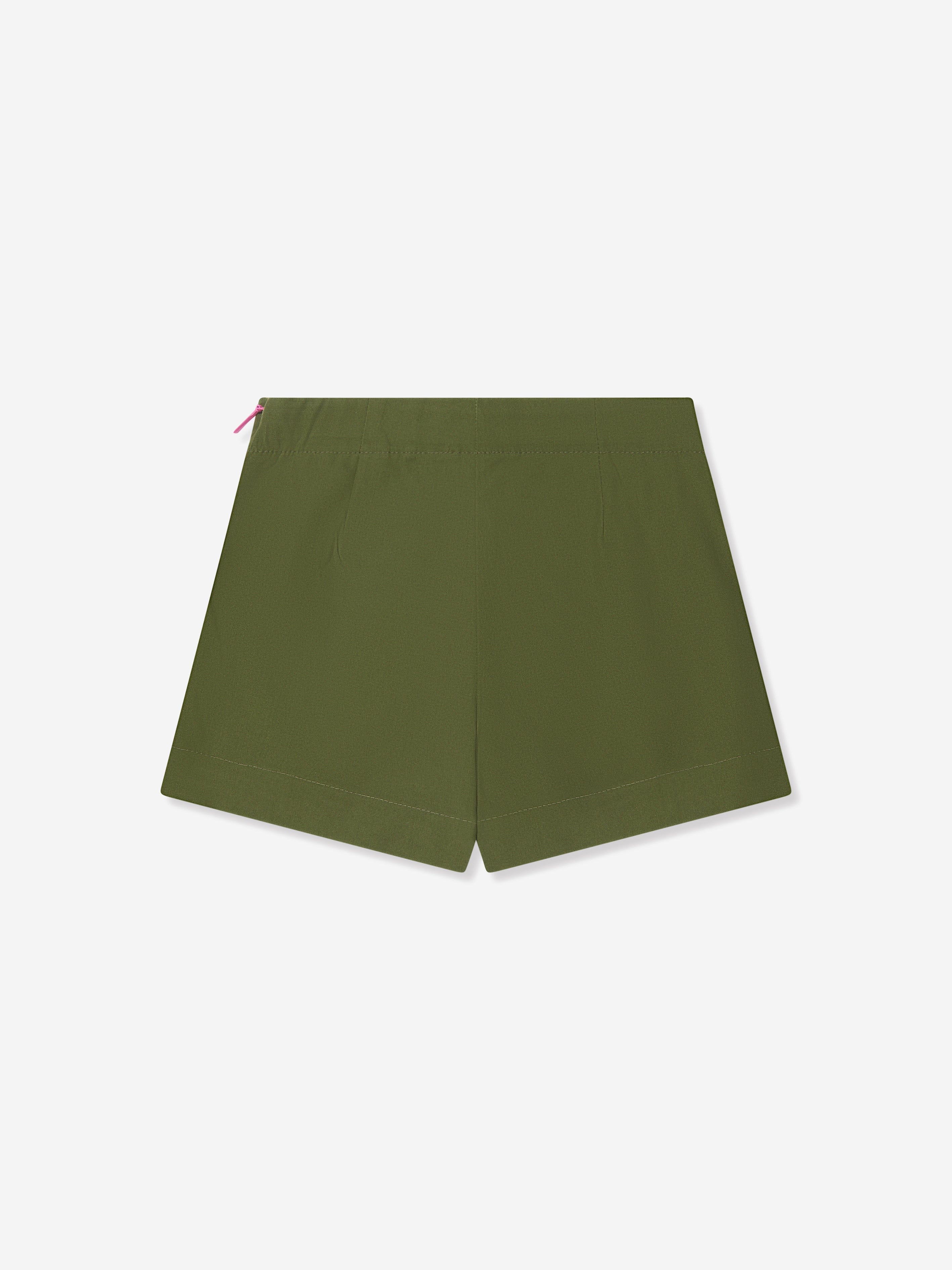 Pucci Girls Logo Skort in Green