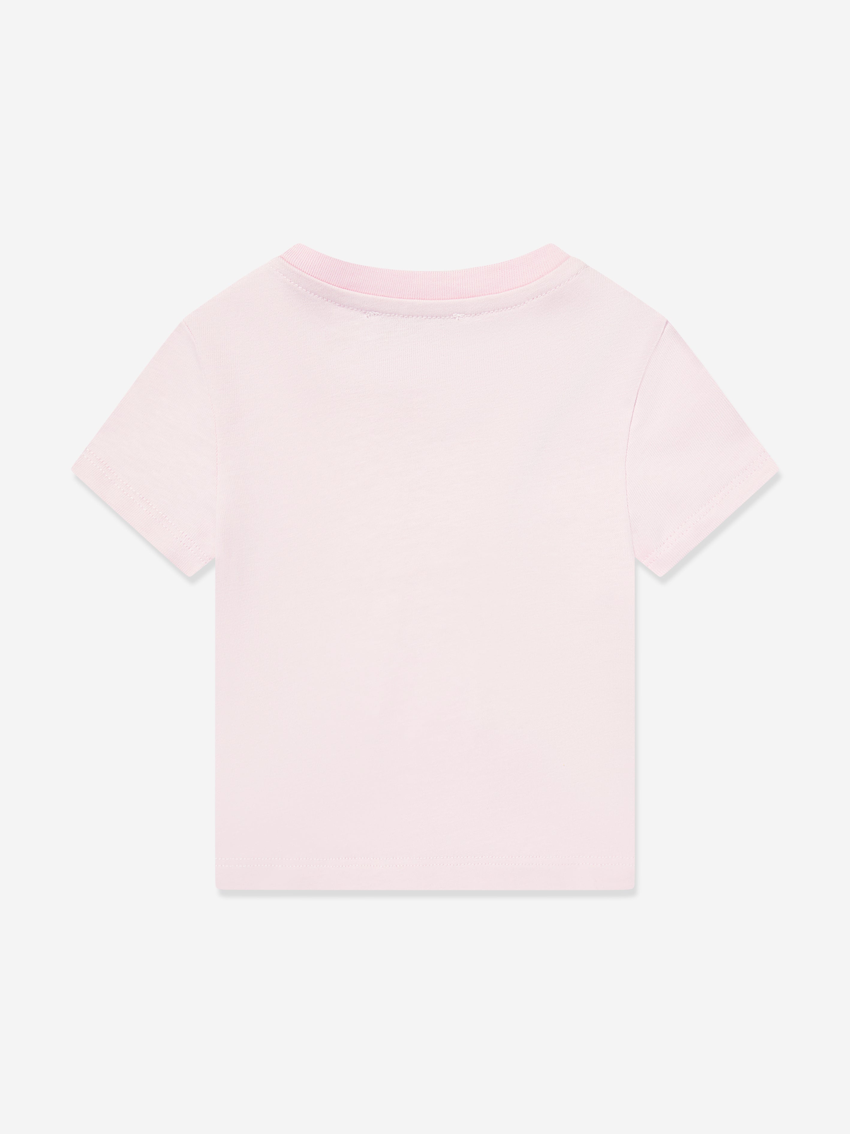 PUCCI Baby Girls Logo T-Shirt in Pink