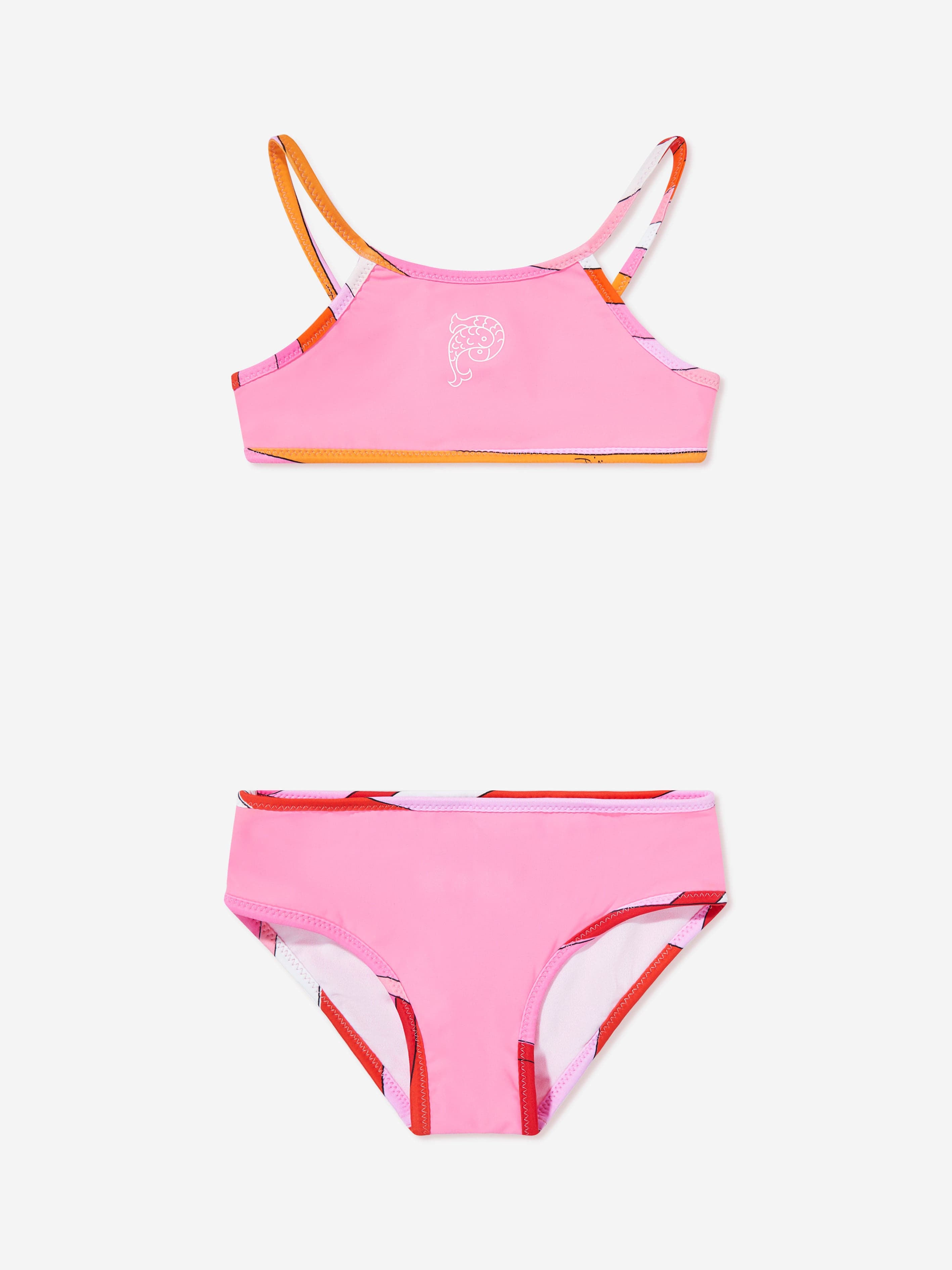 PUCCI Girls Logo Bikini in Pink