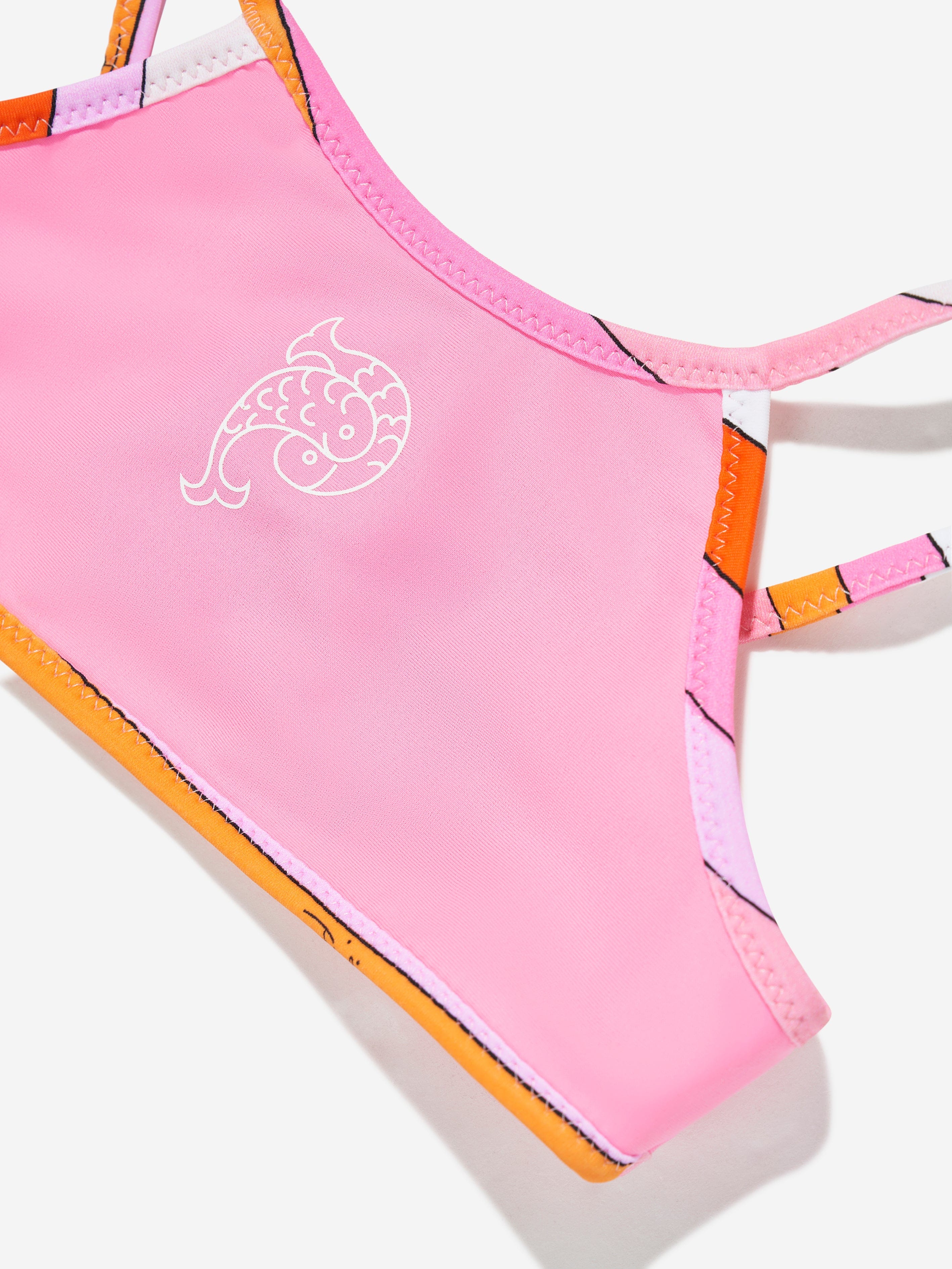 PUCCI Girls Logo Bikini in Pink
