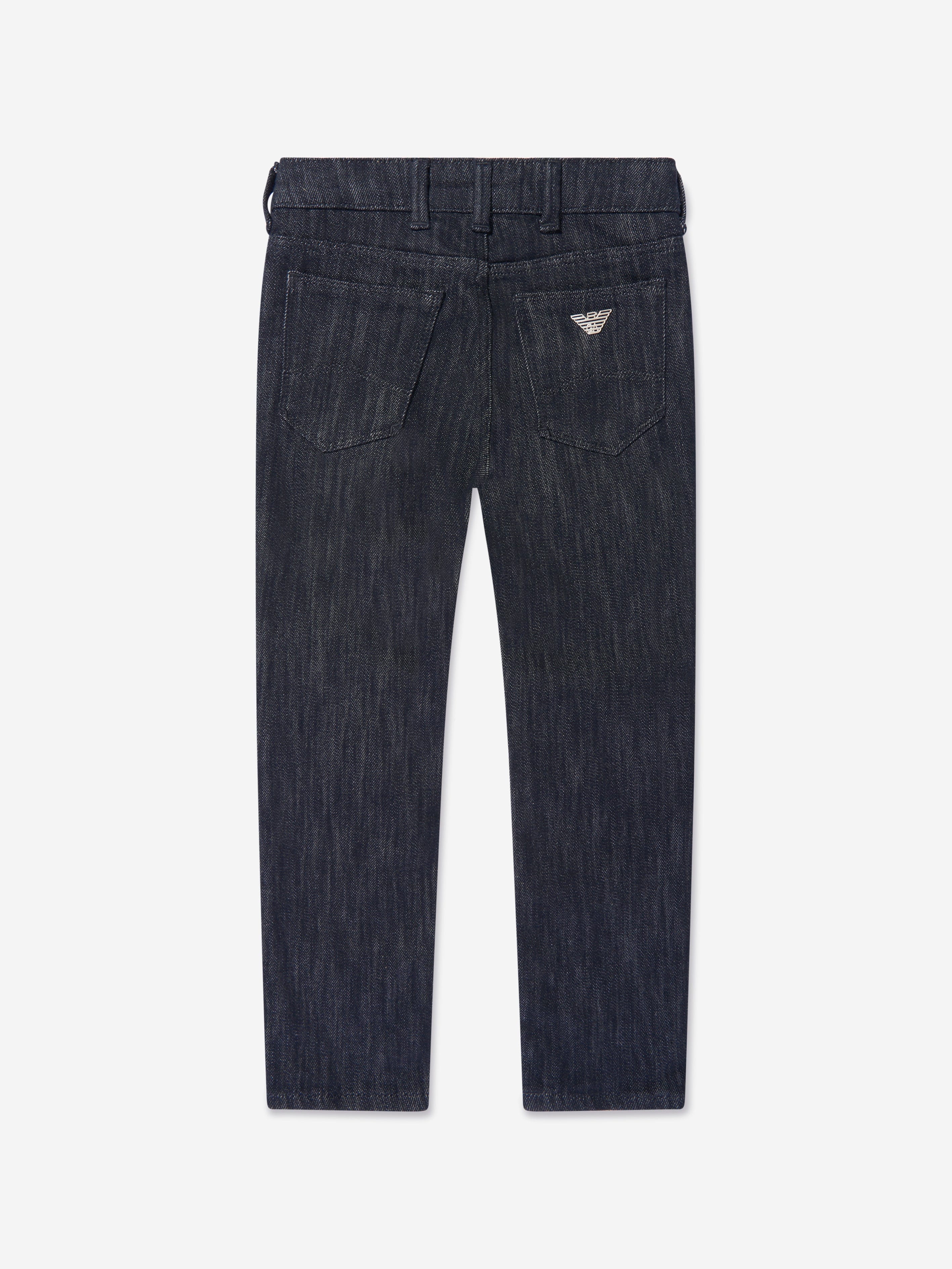 Emporio Armani Boys Denim Logo Pocket Jeans