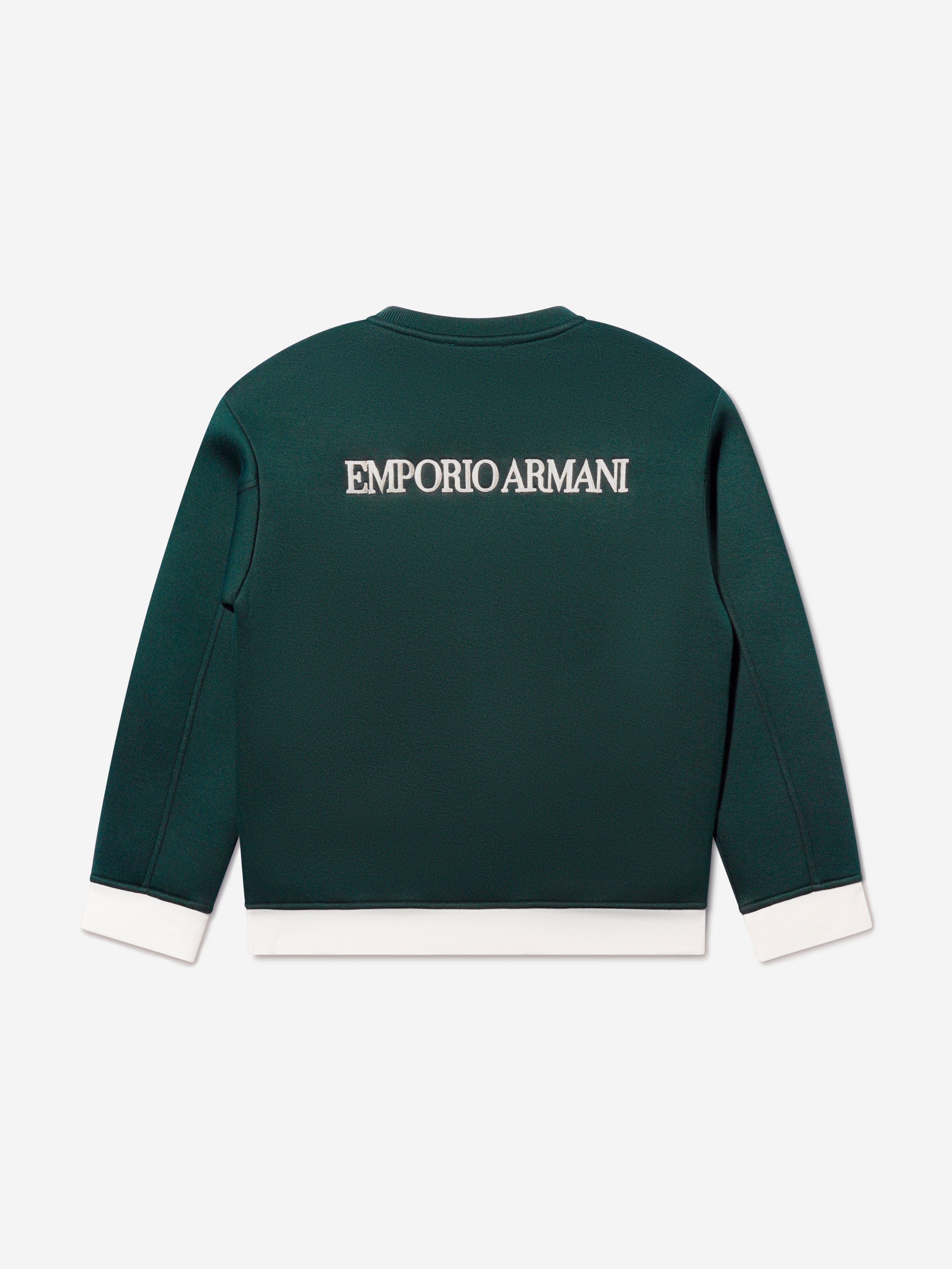 Emporio Armani Boys Crew Neck Back Logo Sweatshirt