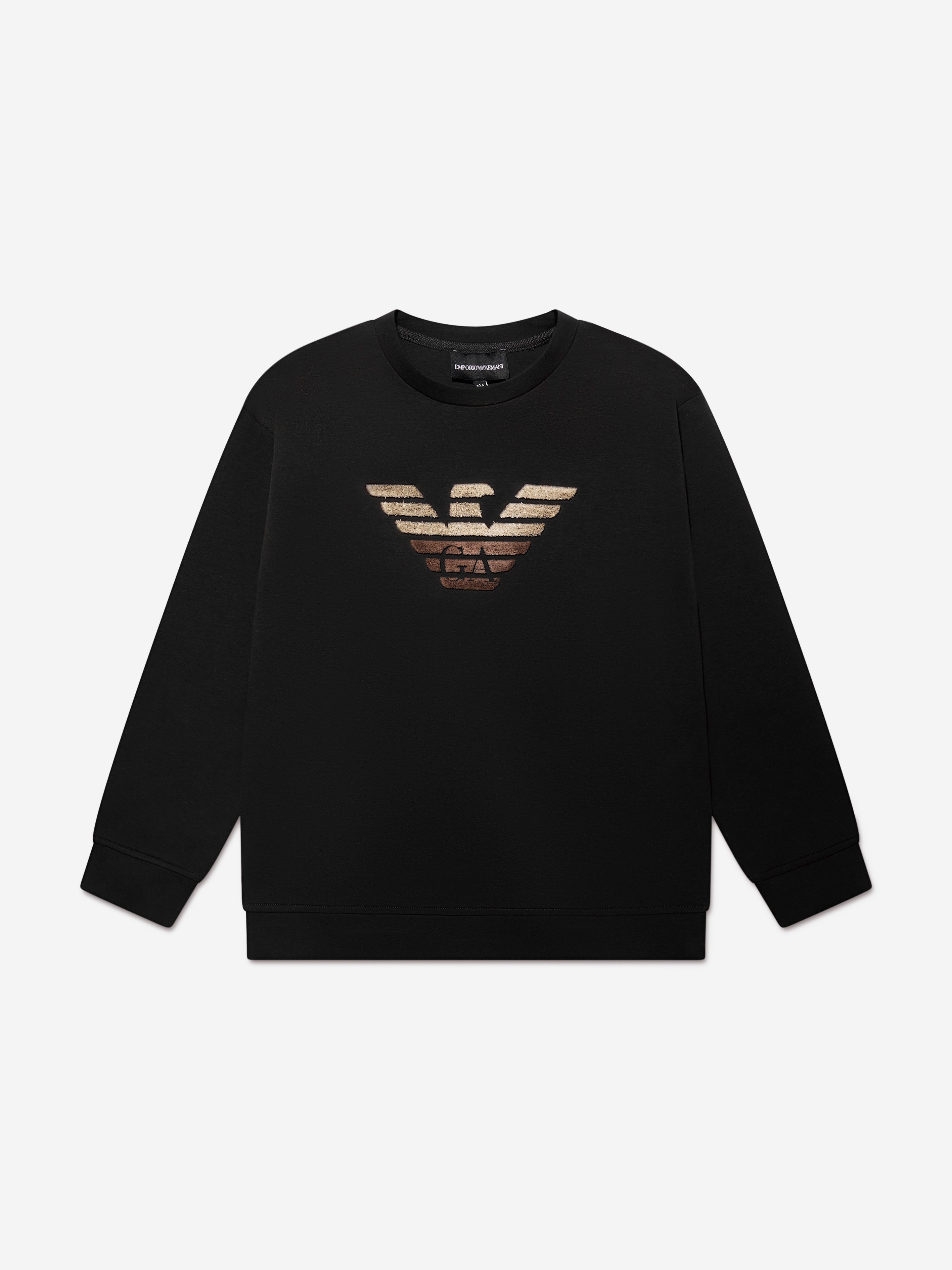 Emporio Armani Boys Eagle Graphic Sweatshirt