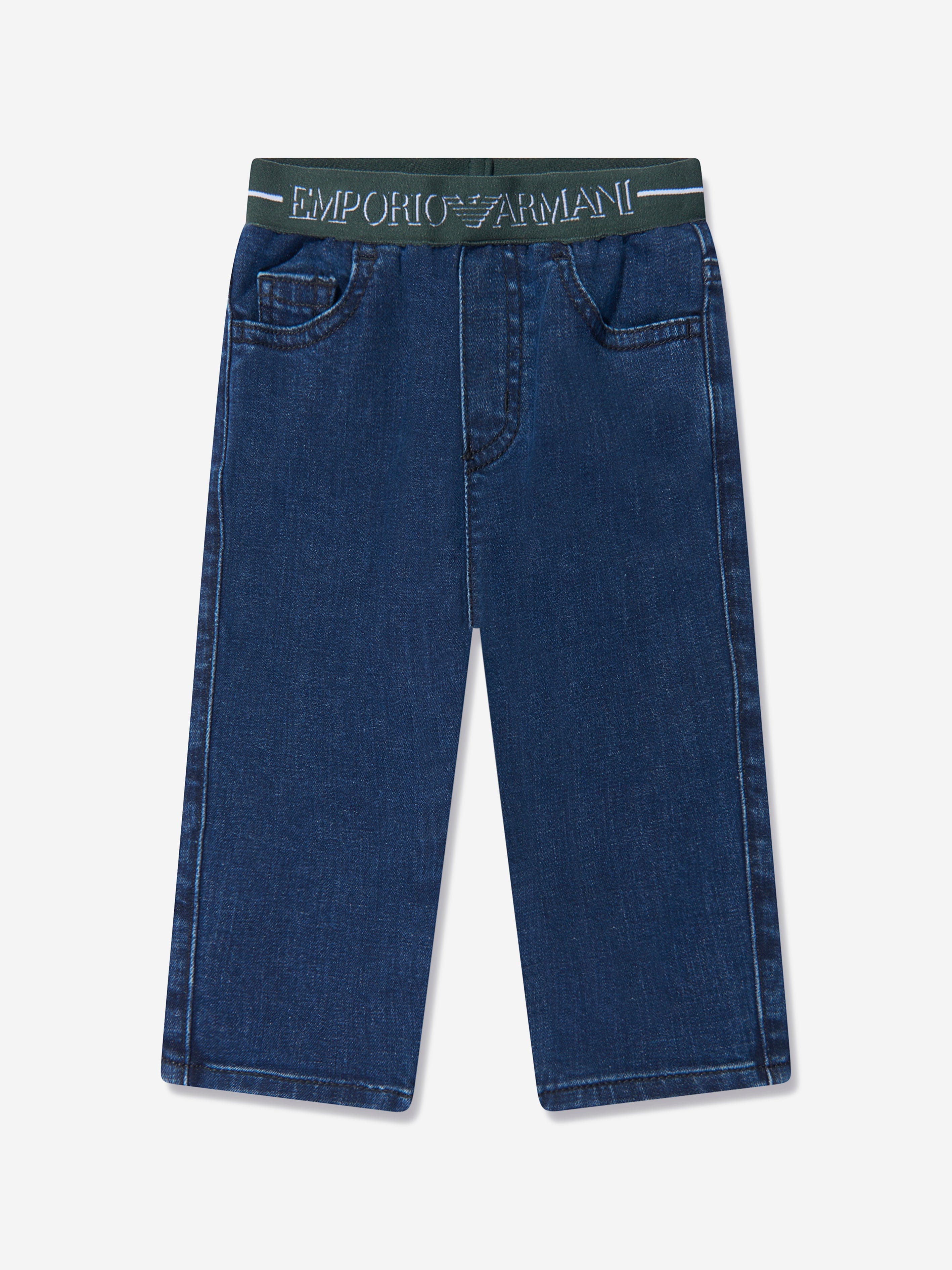 Emporio Armani Baby Boys Denim Pull On Jeans