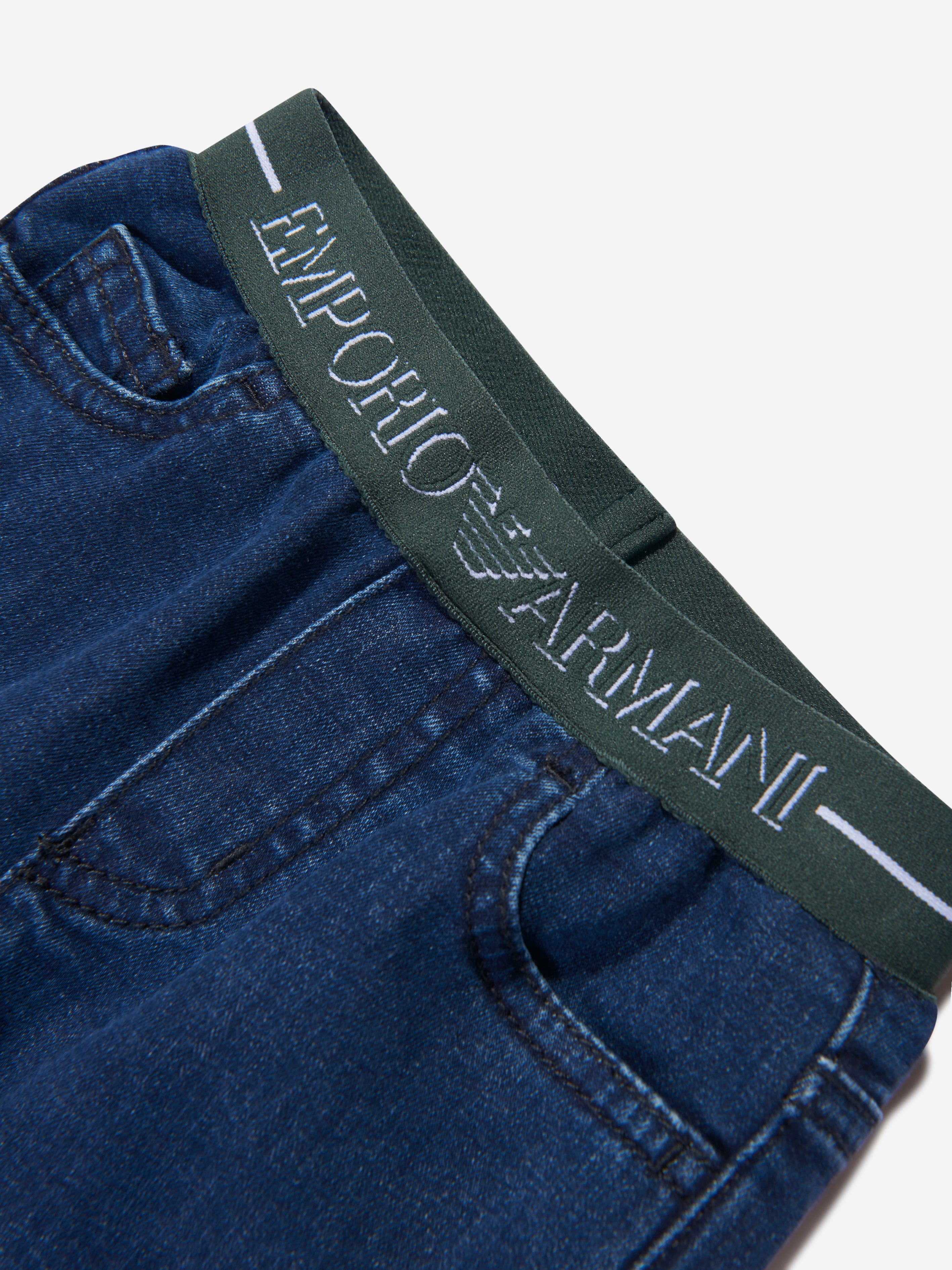 Emporio Armani Baby Boys Denim Pull On Jeans