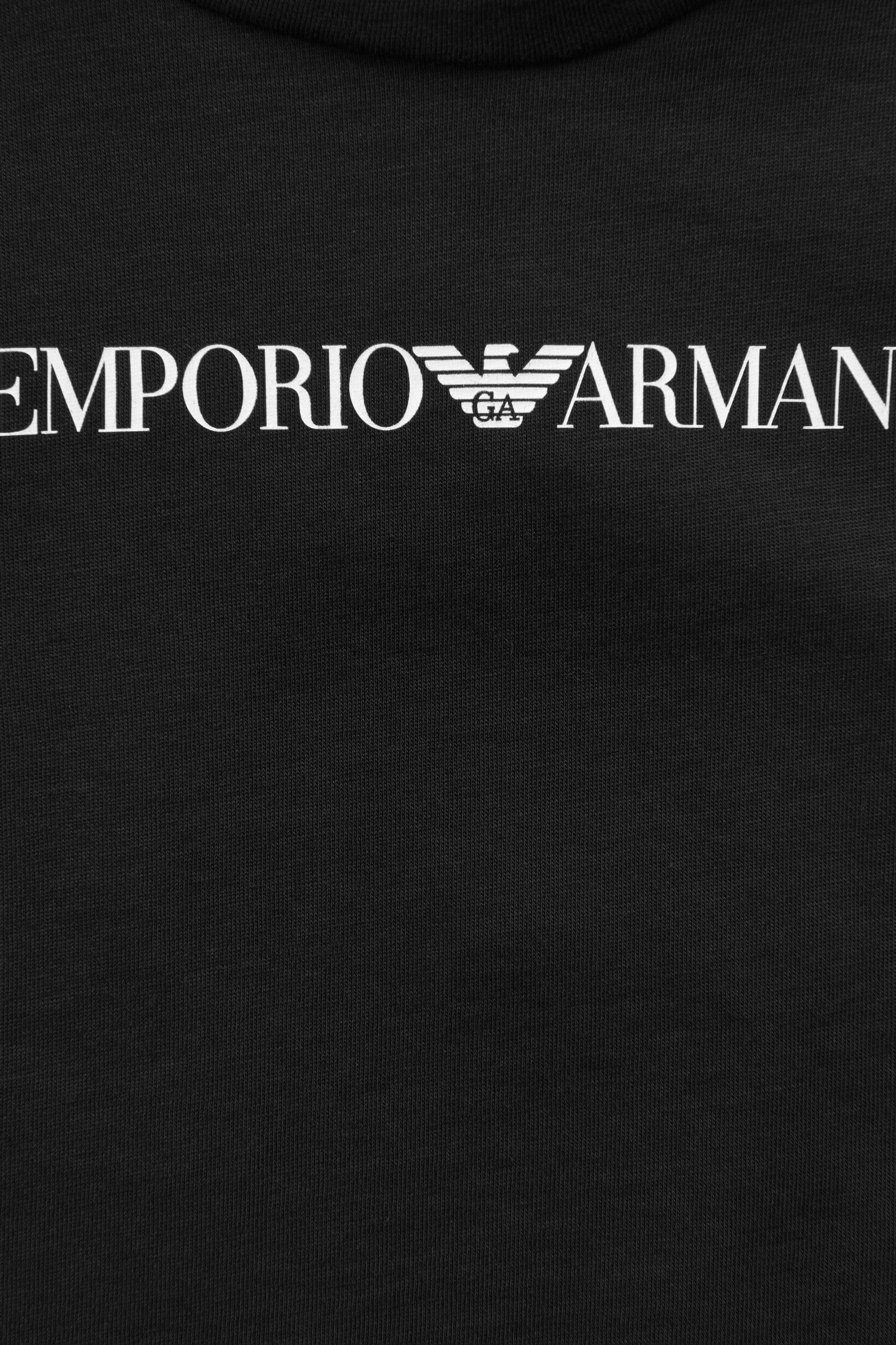 Emporio Armani Baby Boys Logo T-Shirt in Navy