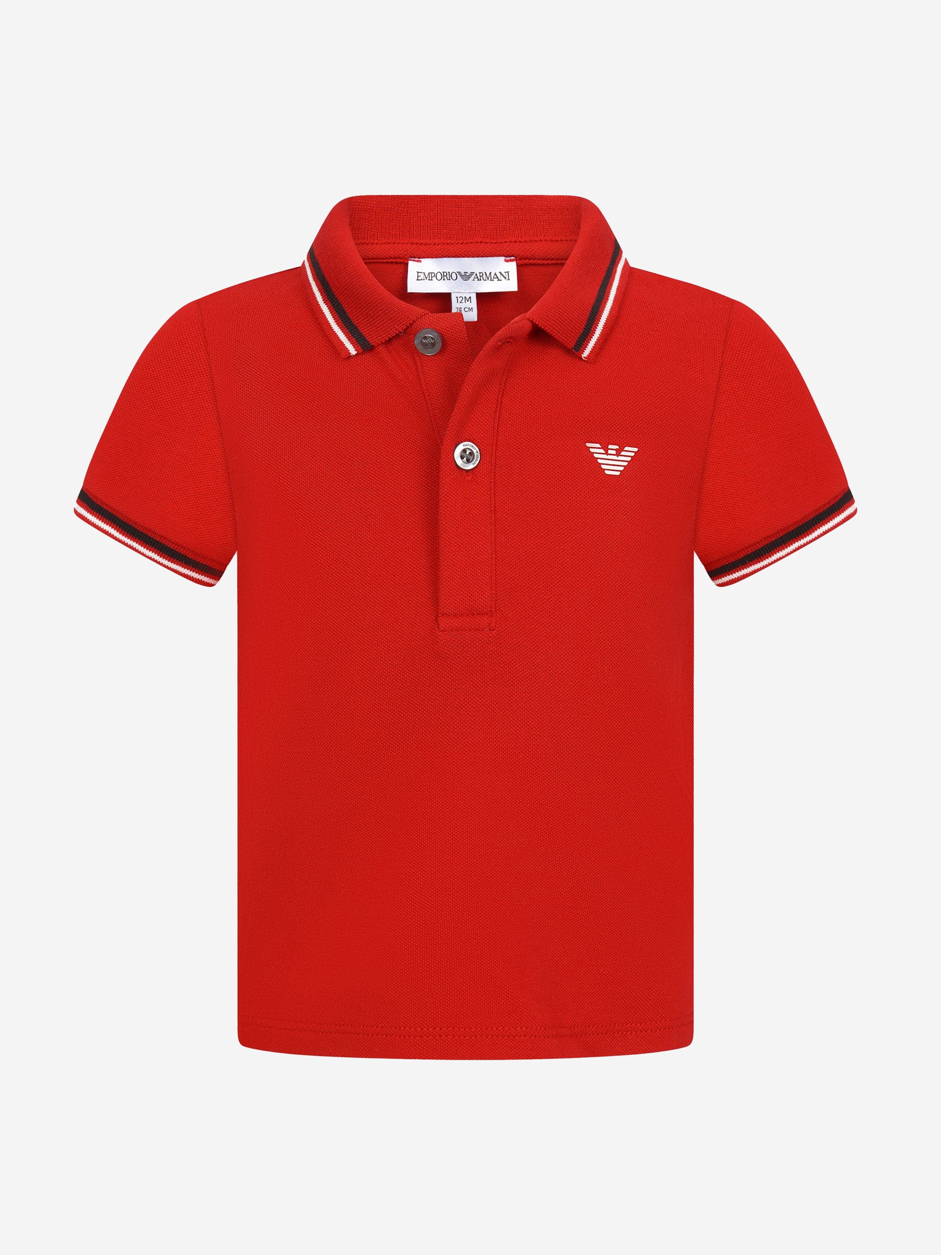 Emporio Armani Baby Boys Logo Polo Shirt