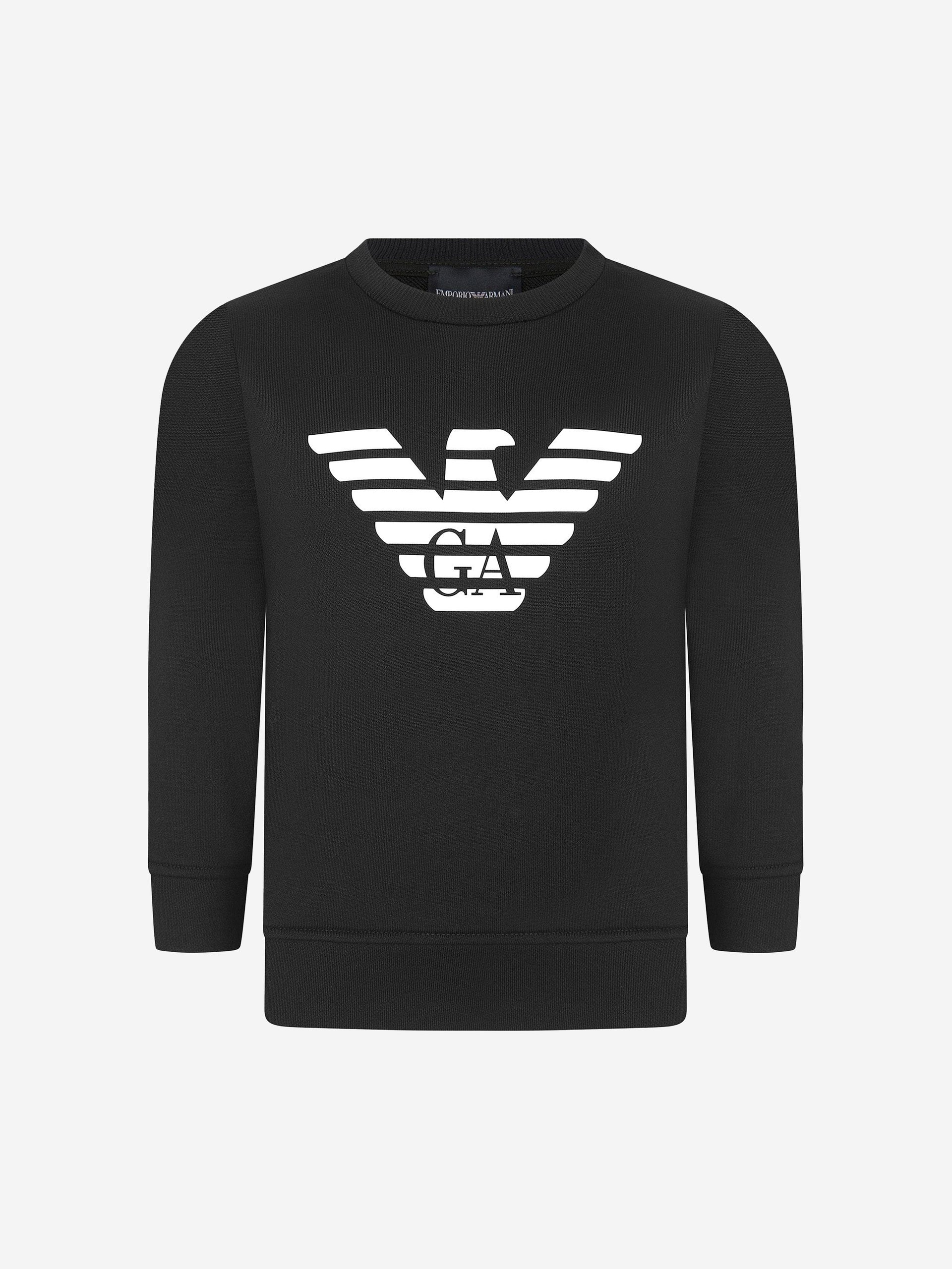 Emporio Armani Cotton Blend Logo Sweatshirt