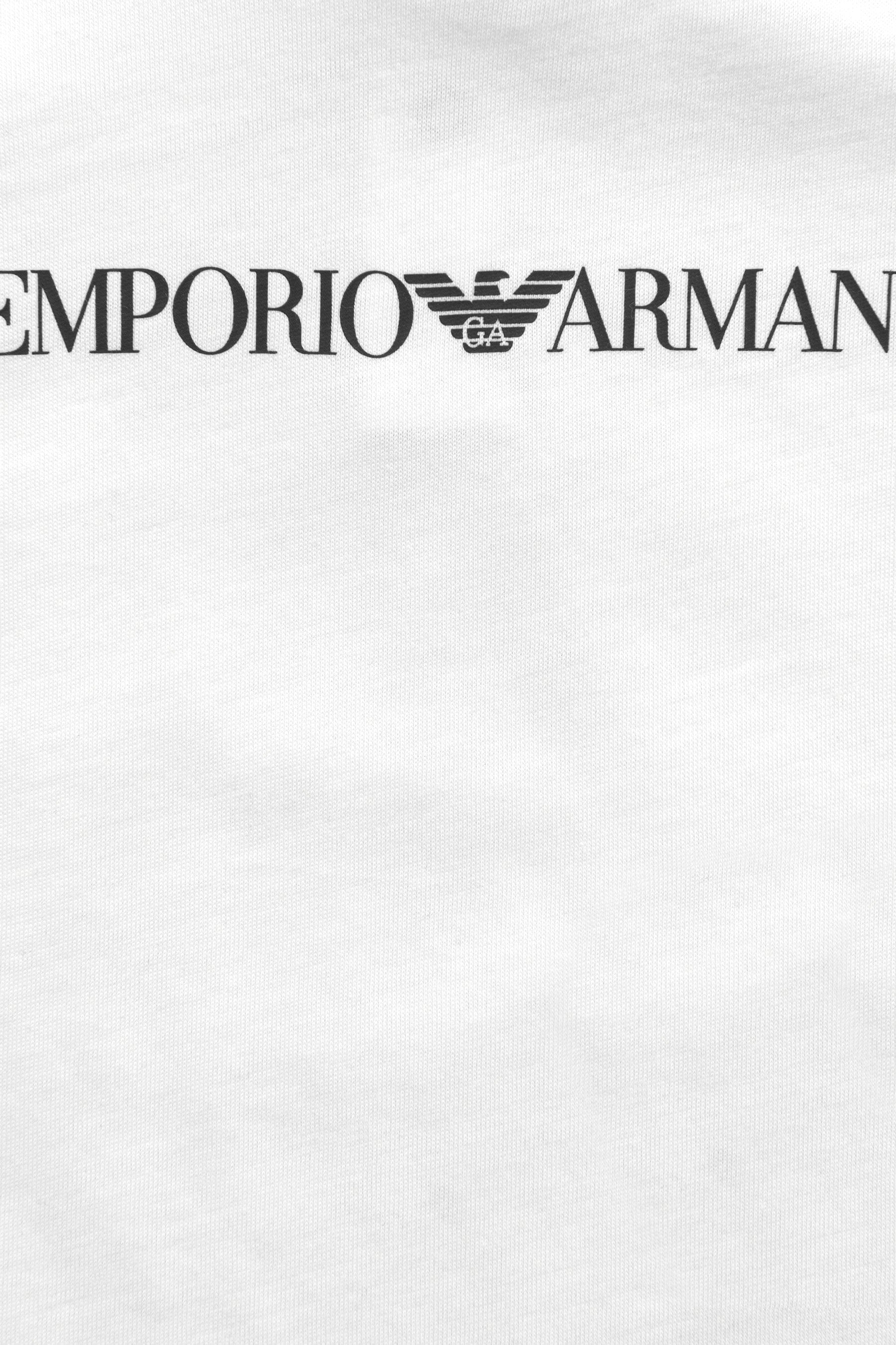 Emporio Armani Baby Boys Logo T-Shirt in White