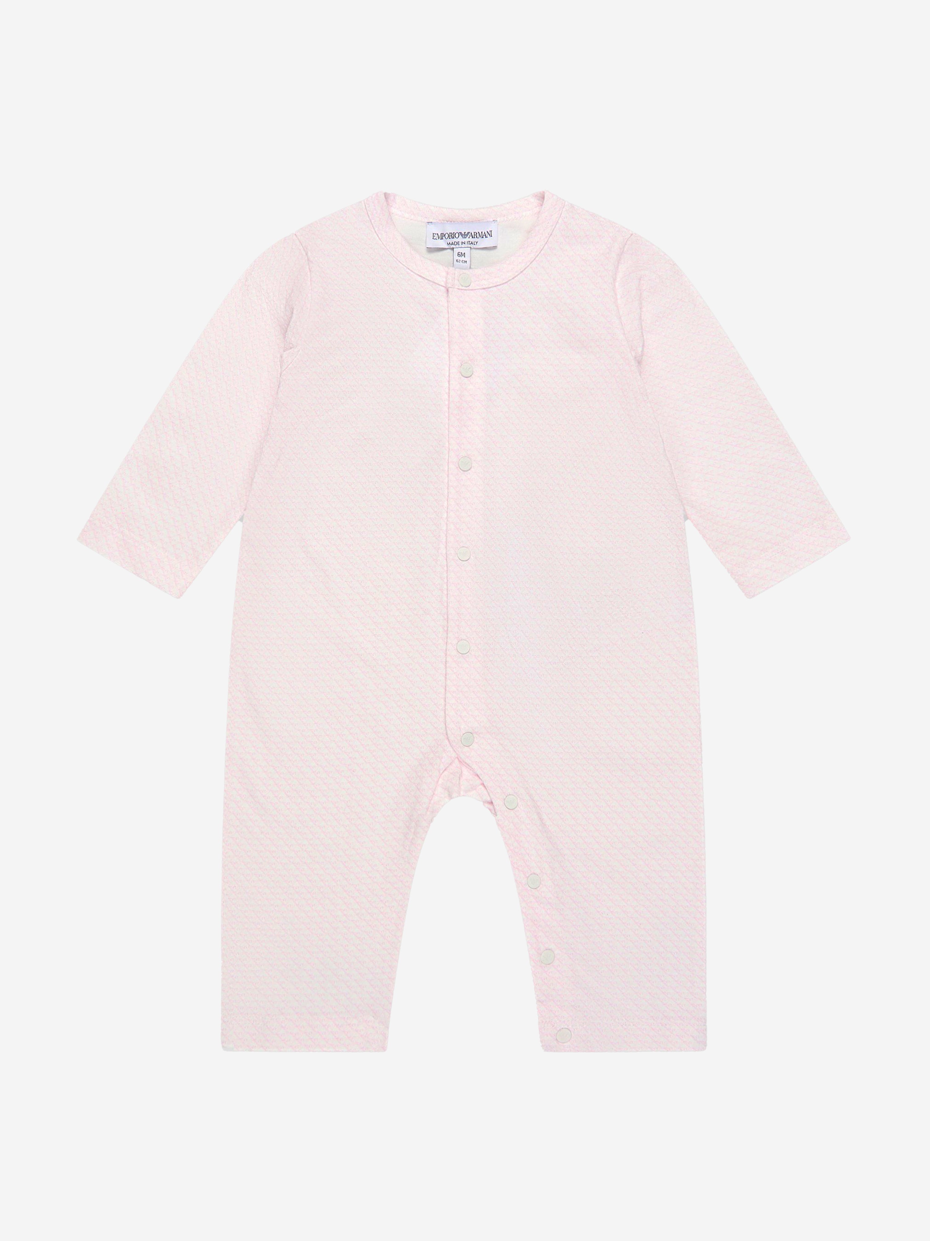 Emporio Armani Baby Girls Cotton Romper Gift Set (4 Piece)