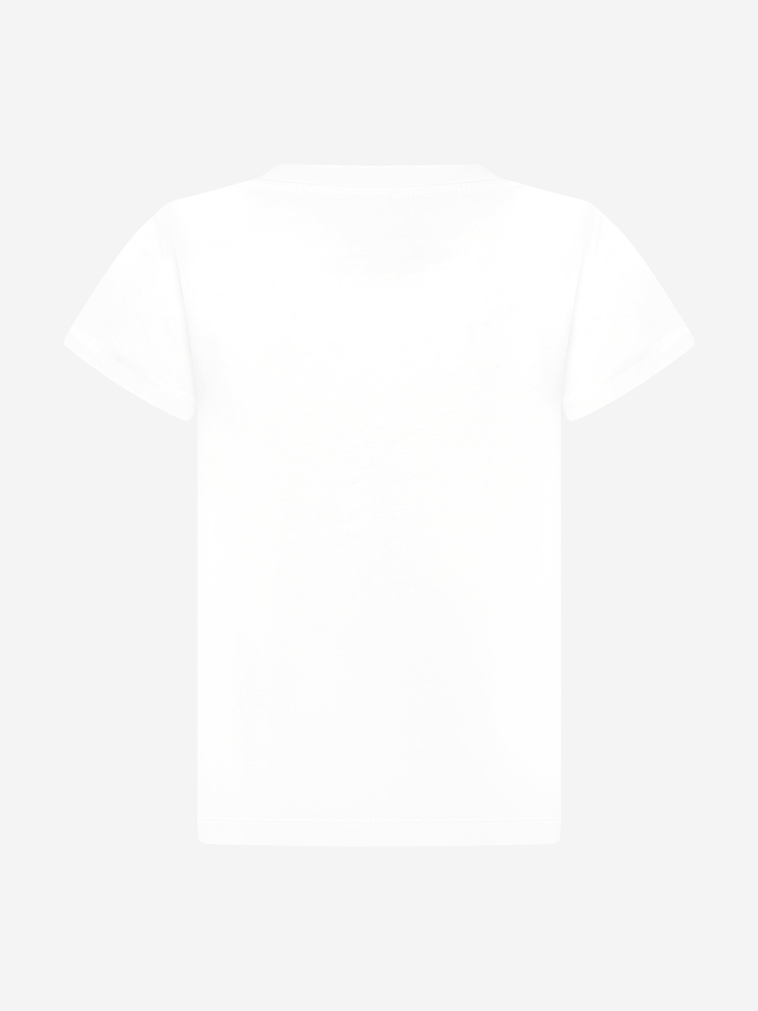 Emporio Armani Boys Logo T-Shirt in White