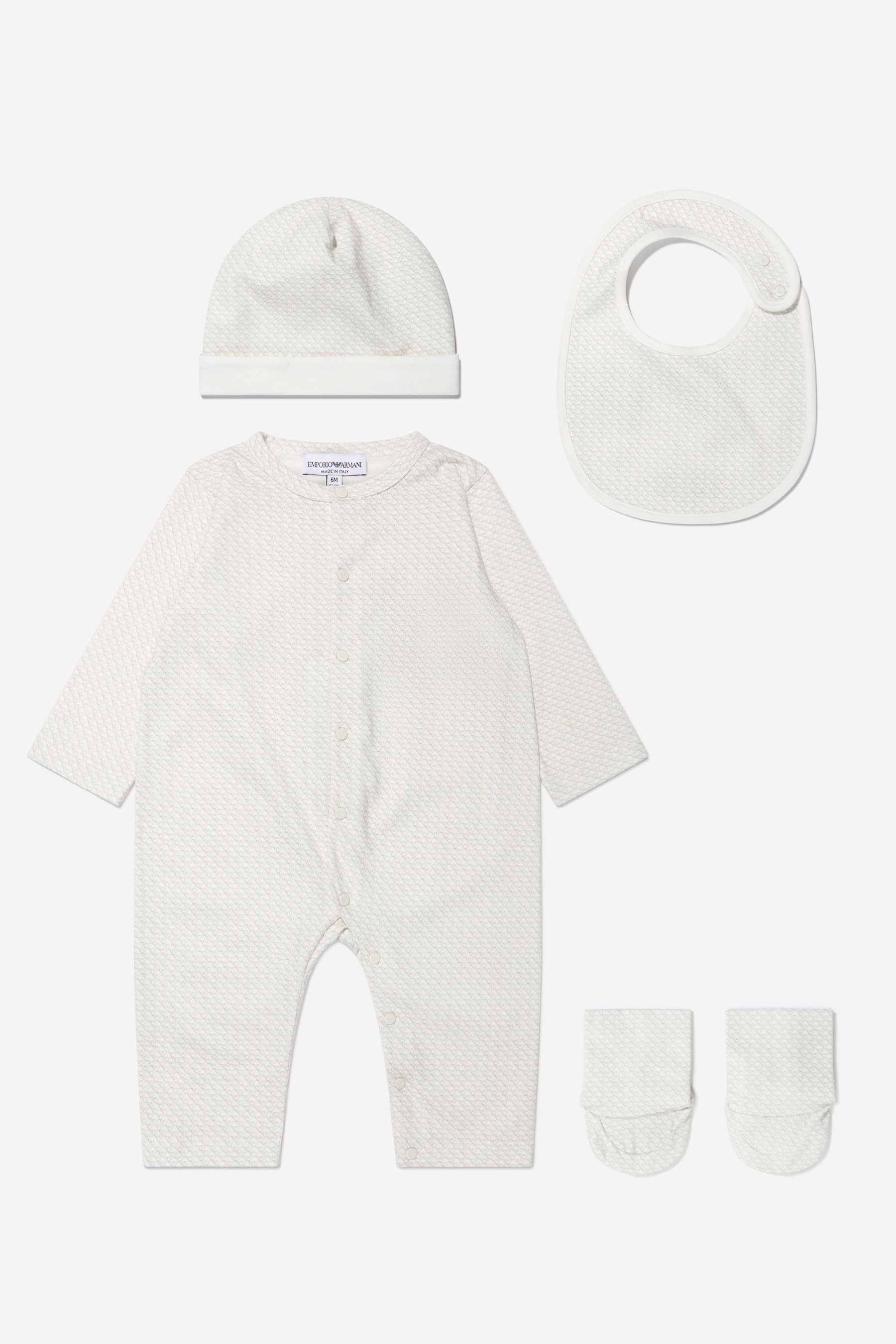 Emporio Armani Baby Romper Gift Set (4 piece)