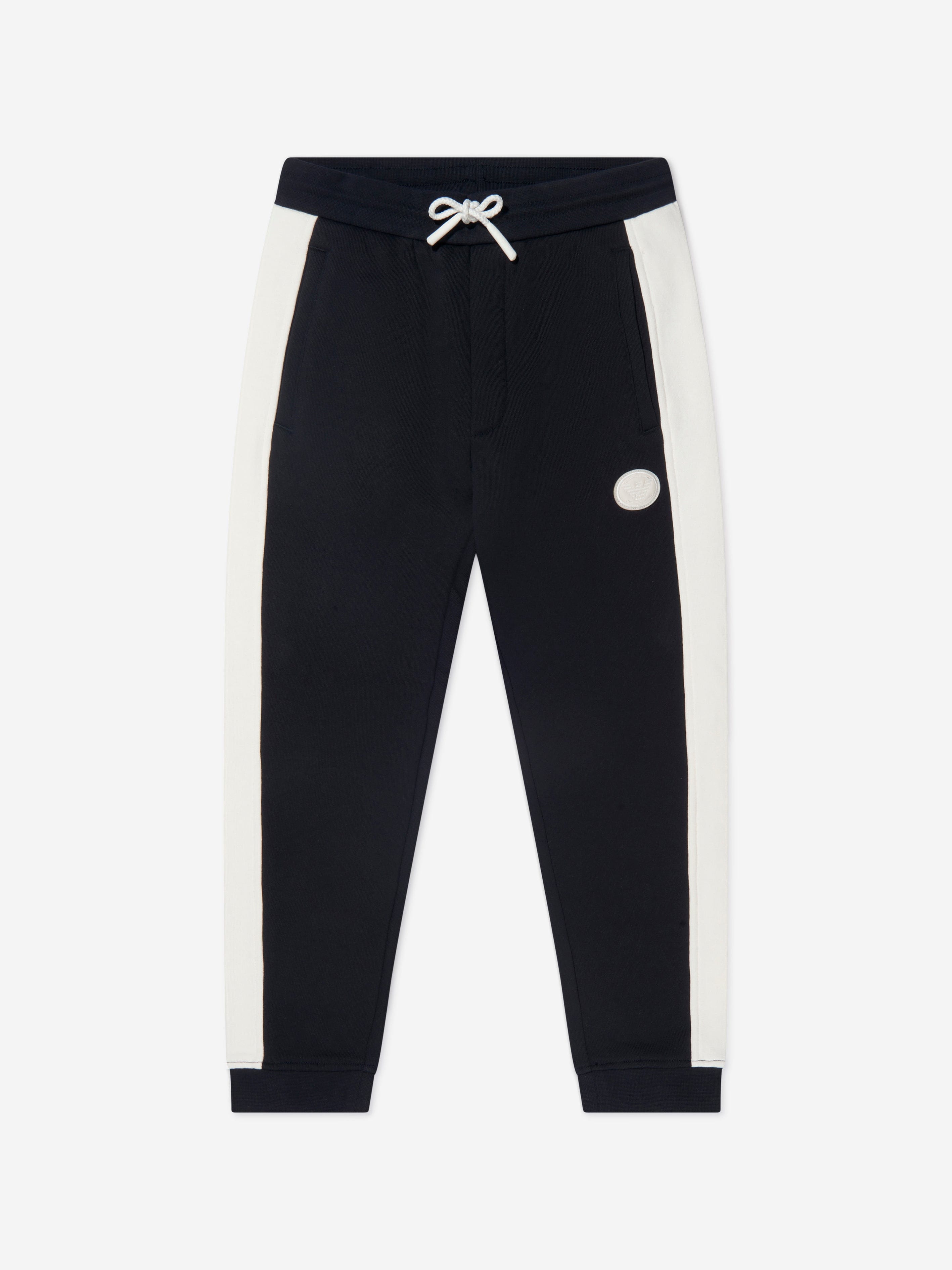 Emporio Armani Boys Contrast Strip Joggers