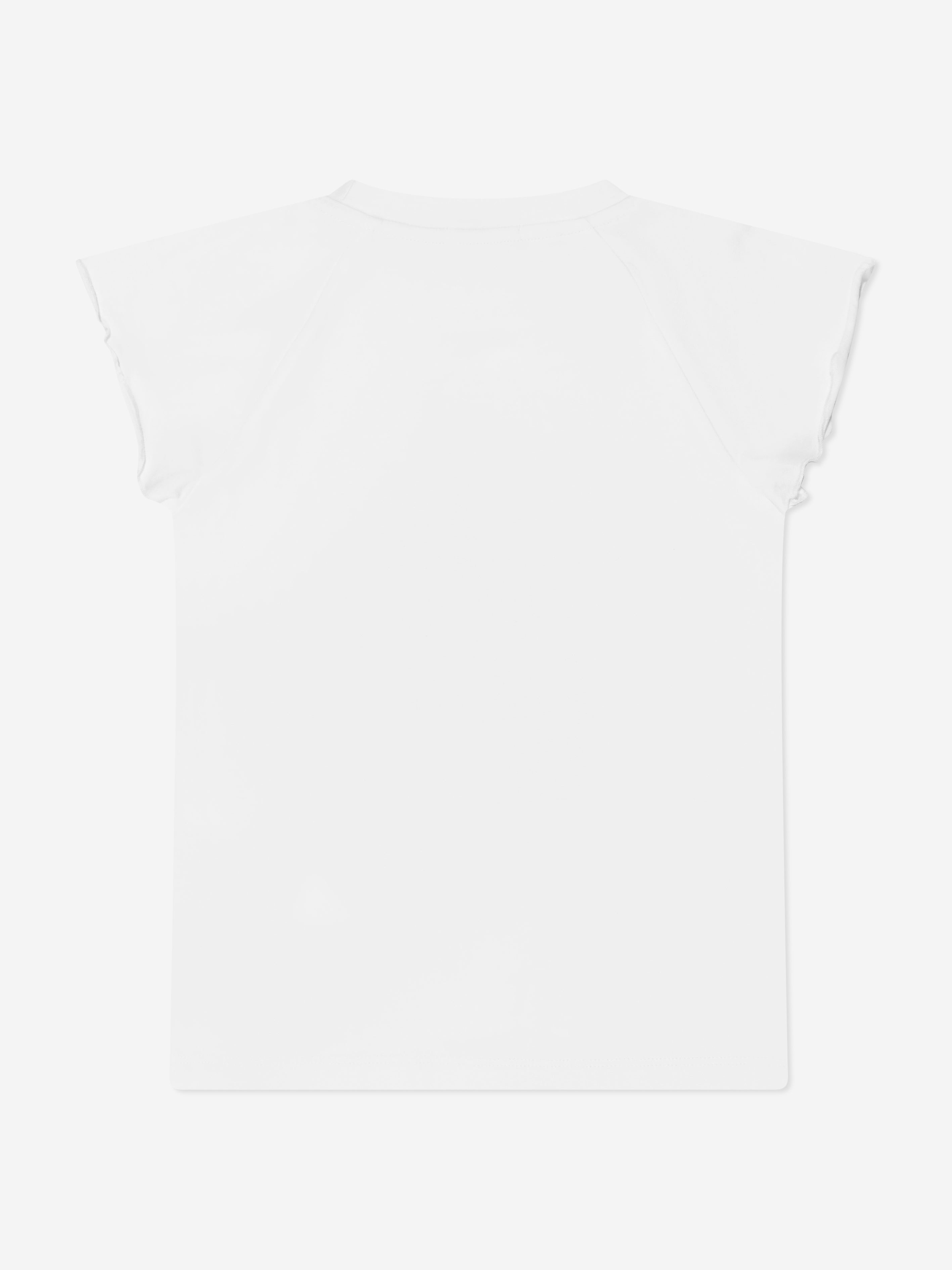 Escada Girls Logo Print T-Shirt in White