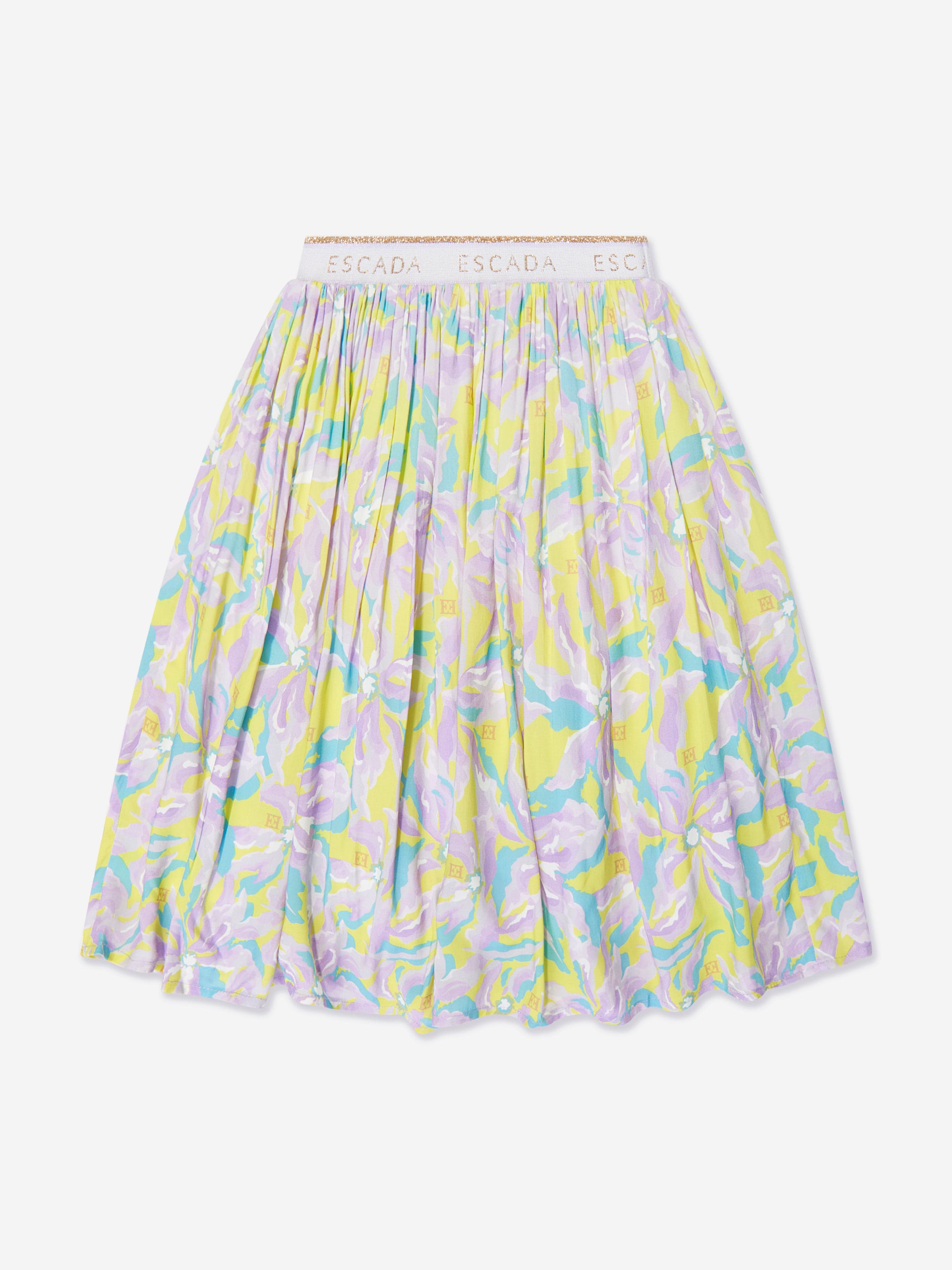 Escada Girls Floral Skirt in Multicolour